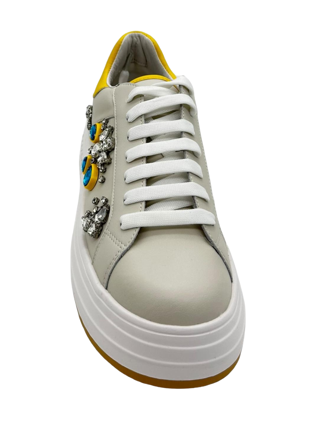 Sneakers donna Apepazza Lamb Yellow - Leda -