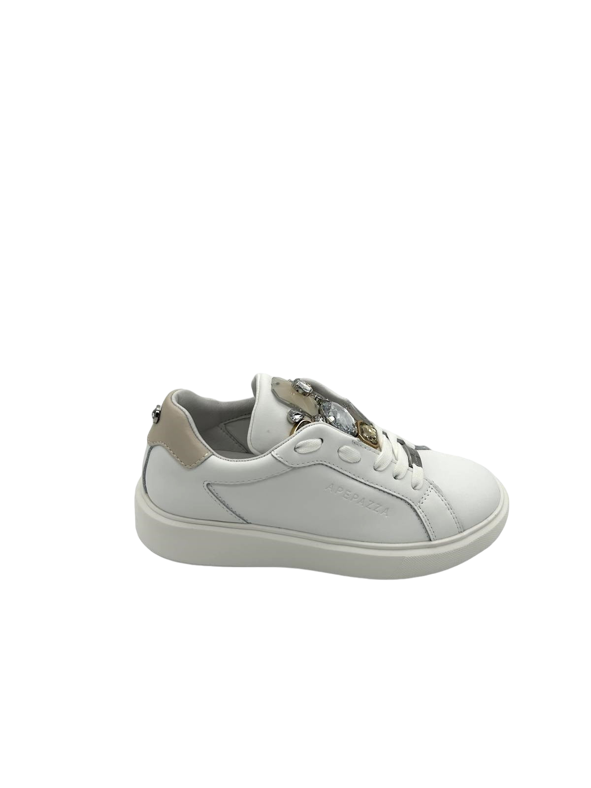 Sneakers donna Apepazza White Beige - Paloma -