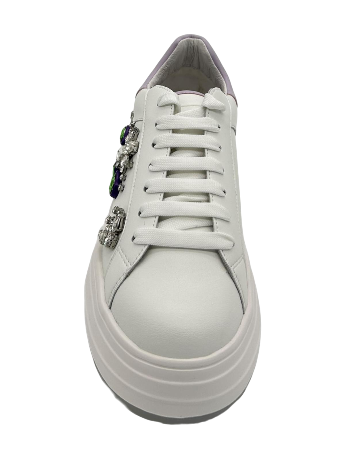 Sneakers donna Apepazza White Lilla - Leda -