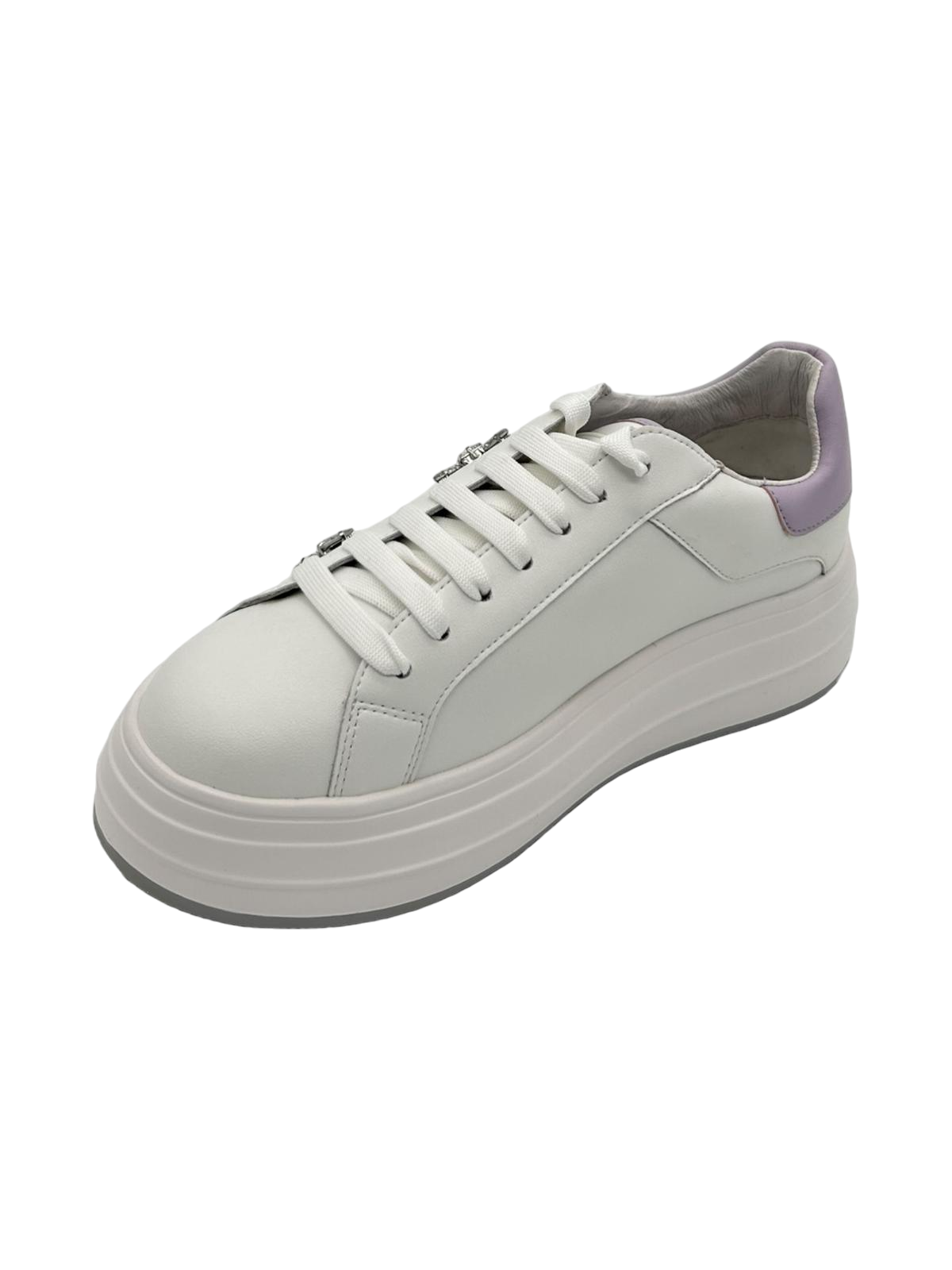 Sneakers donna Apepazza White Lilla - Leda -