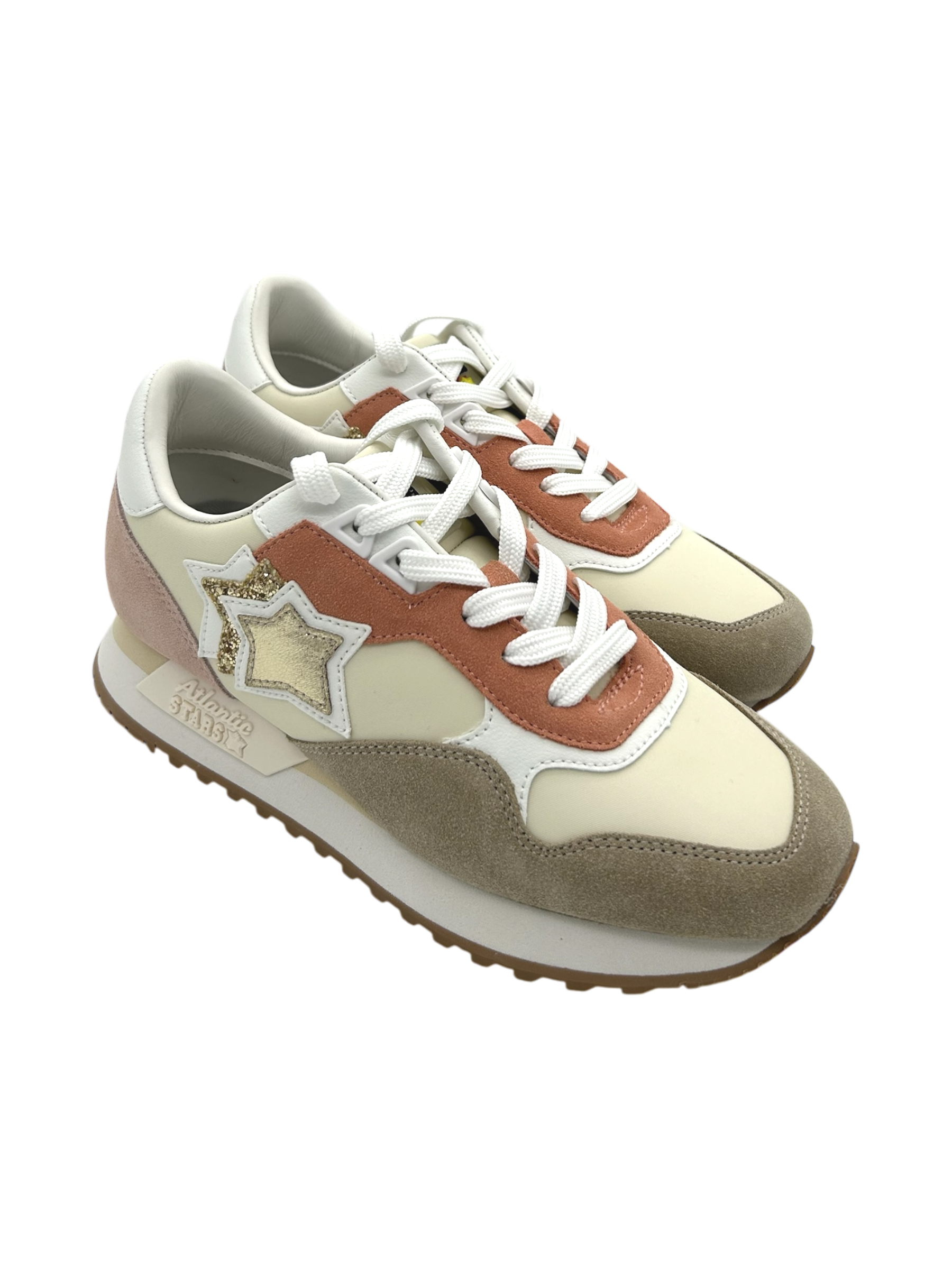 Sneakers donna Atlantic Stars Beige Coral -Ghal-