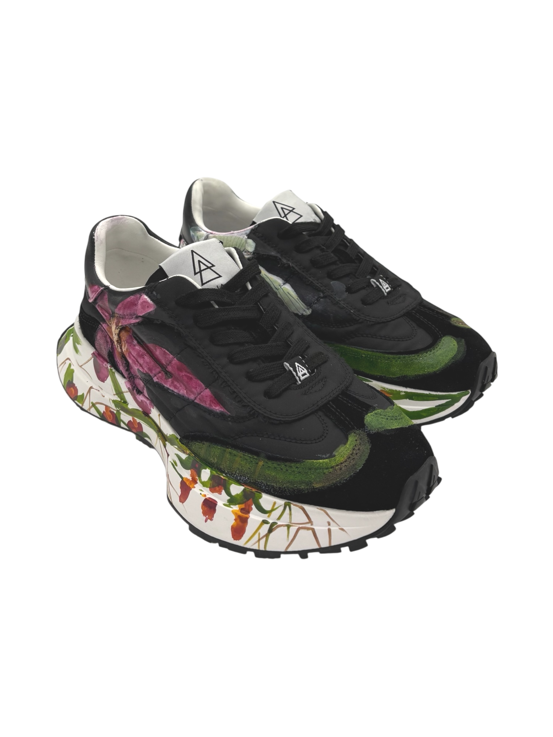 Sneakers donna ELENA IACHI black -Space emotion-