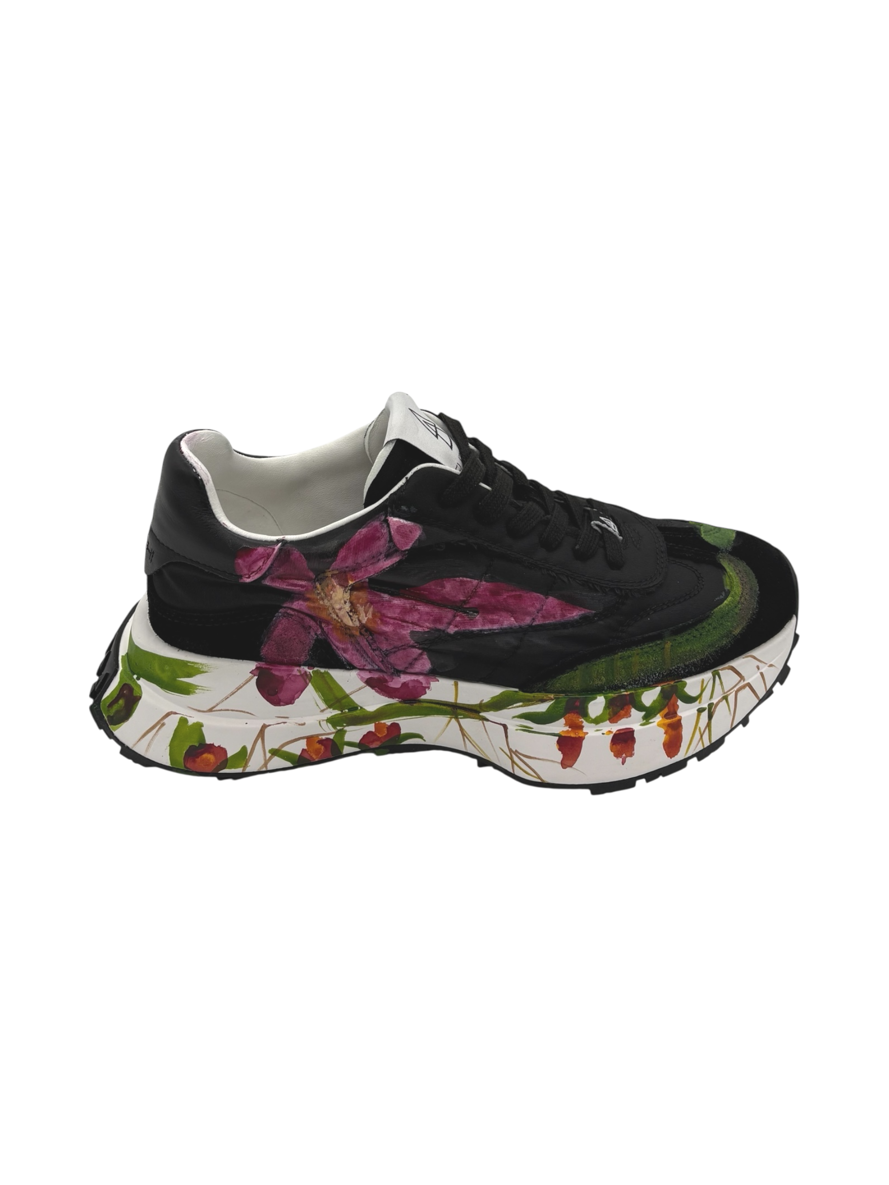 Sneakers donna ELENA IACHI black -Space emotion-