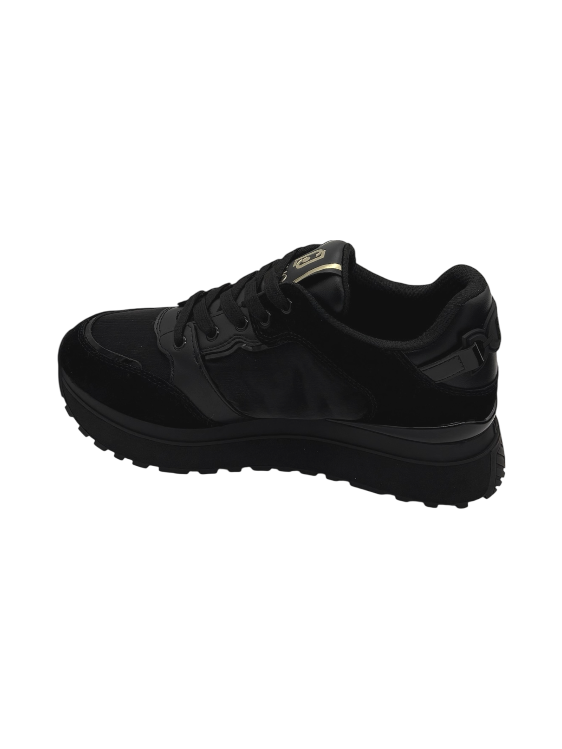 Sneakers pelle LIUJO Black - Maxi Wonder 91 -