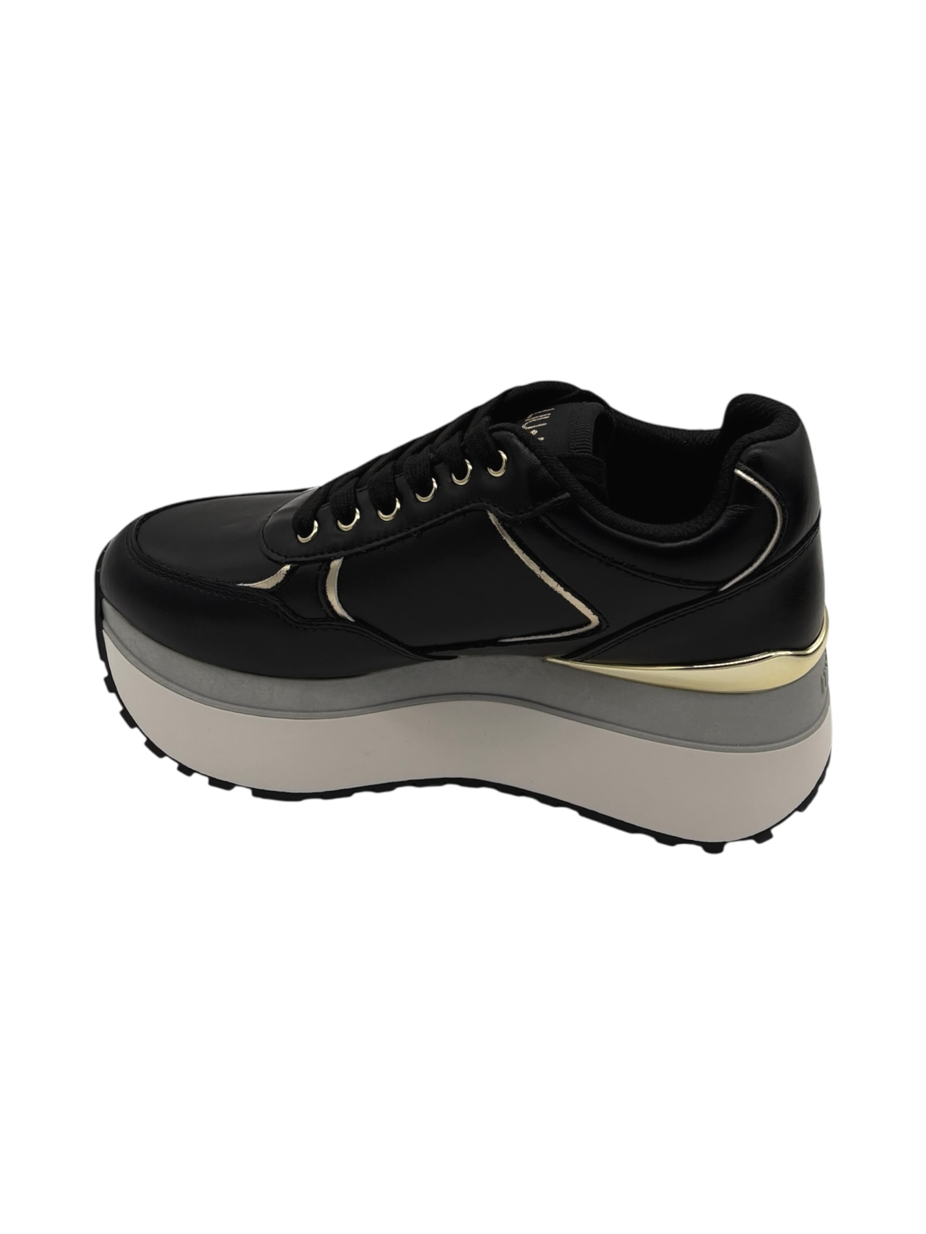 Sneakers pelle LIUJO Black - Maxi Wonder plus 01 -