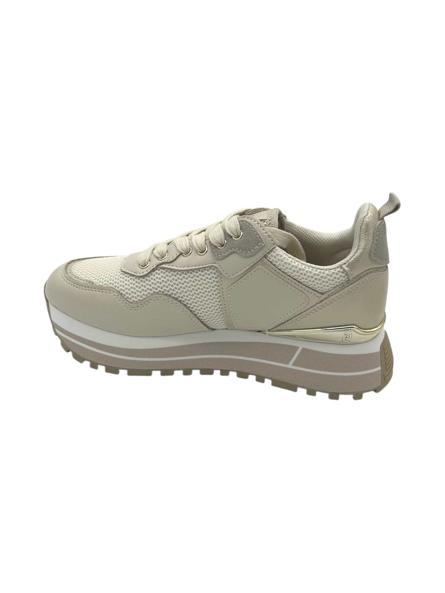 Sneakers pelle LIUJO Ivory - Maxi Wonder 01 -
