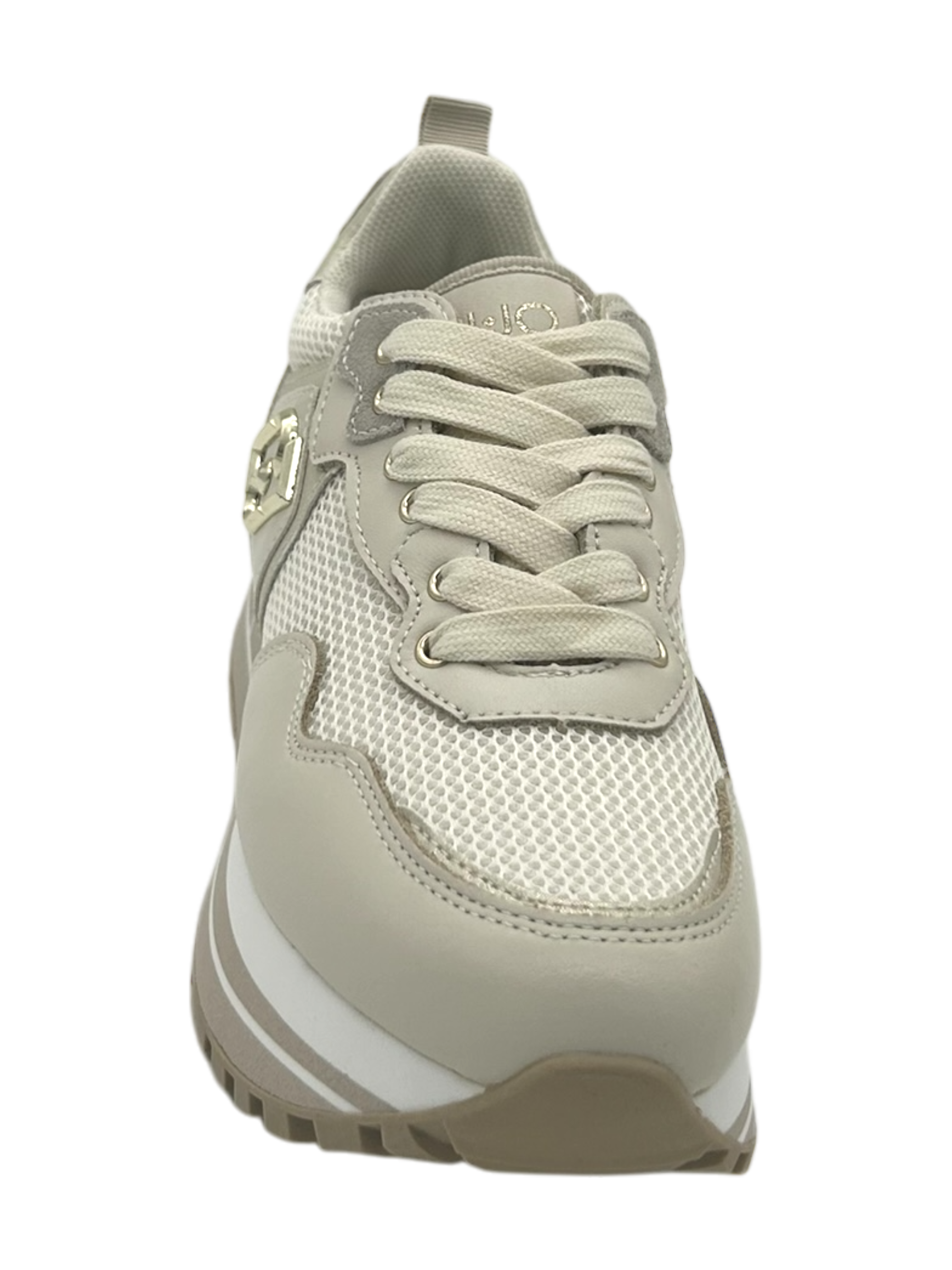 Sneakers pelle LIUJO Ivory - Maxi Wonder 01 -
