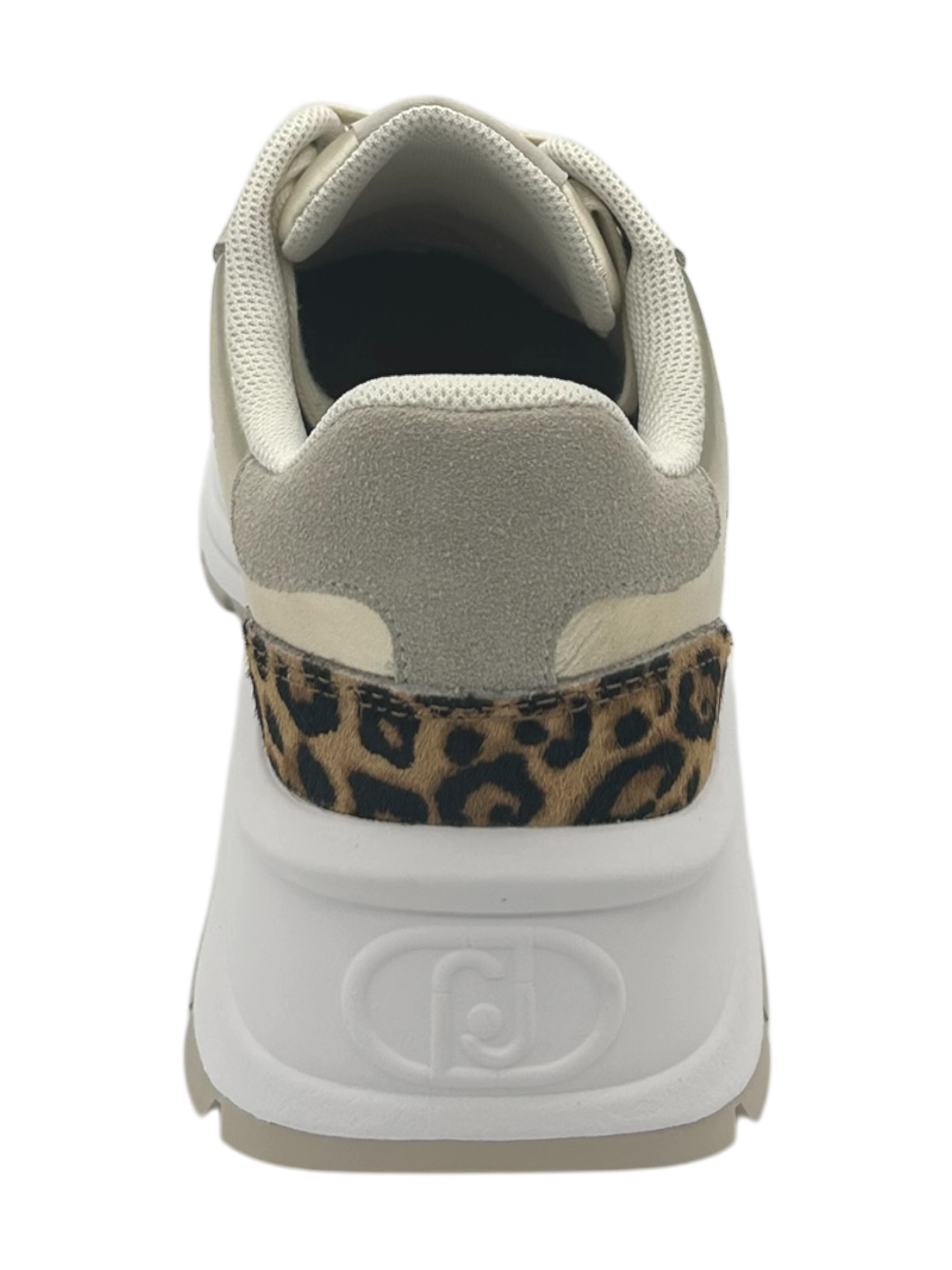 Sneakers pelle LIUJO Leopard Ivory - Eva 02 -
