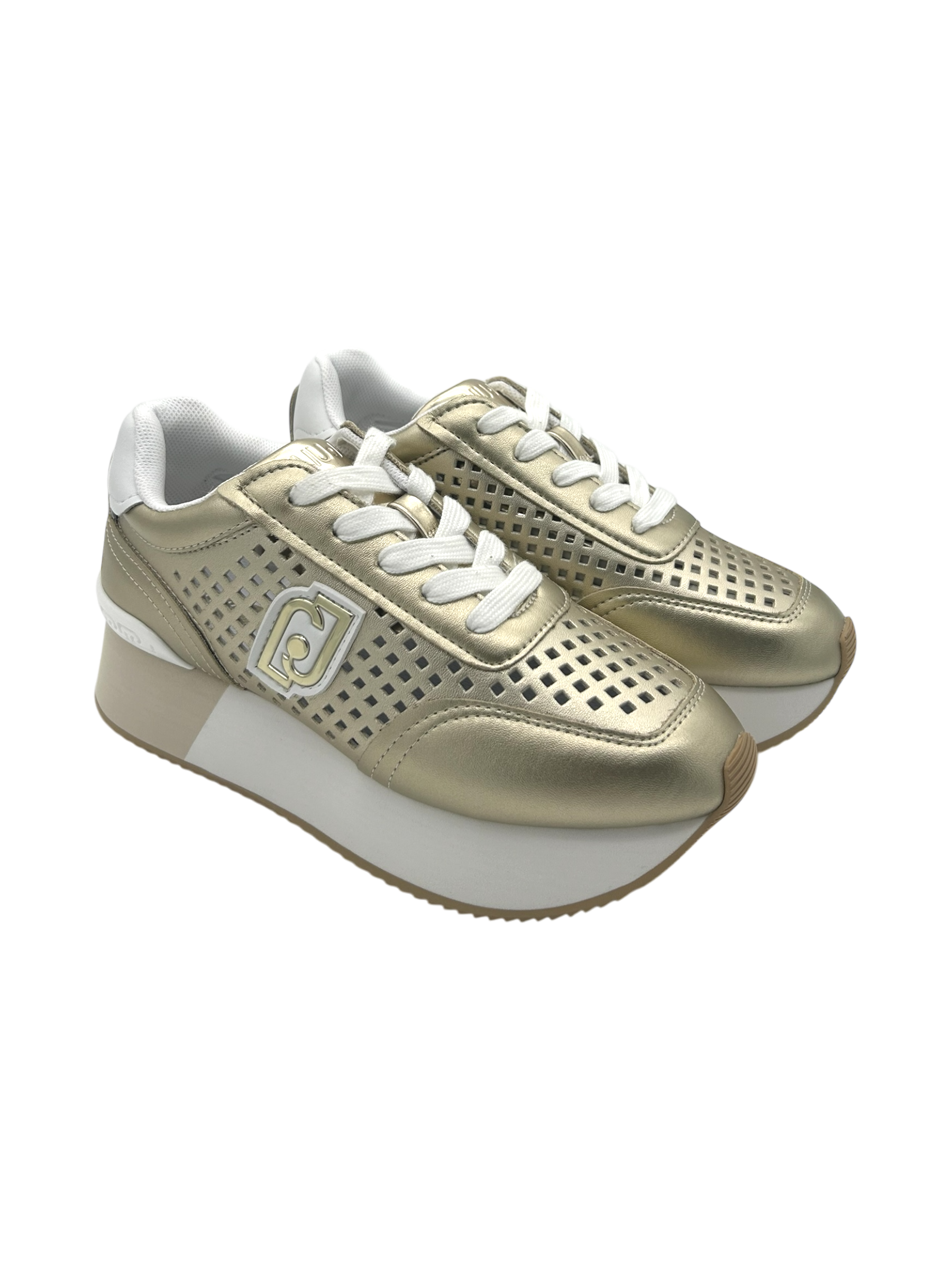 Sneakers pelle LIUJO Light Gold - Dreamy 11 -