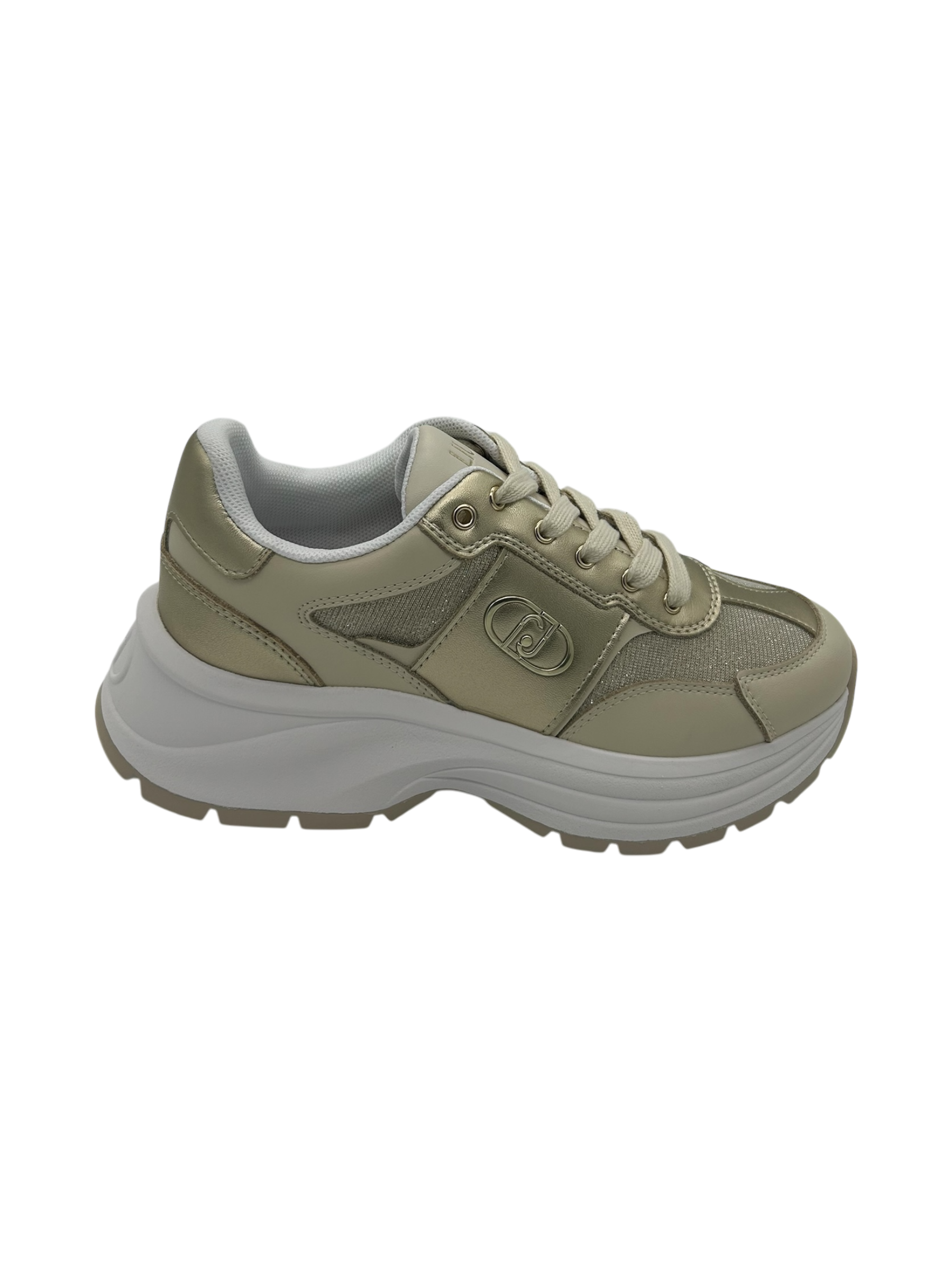 Sneakers pelle LIUJO Light Gold - Eva 02 -