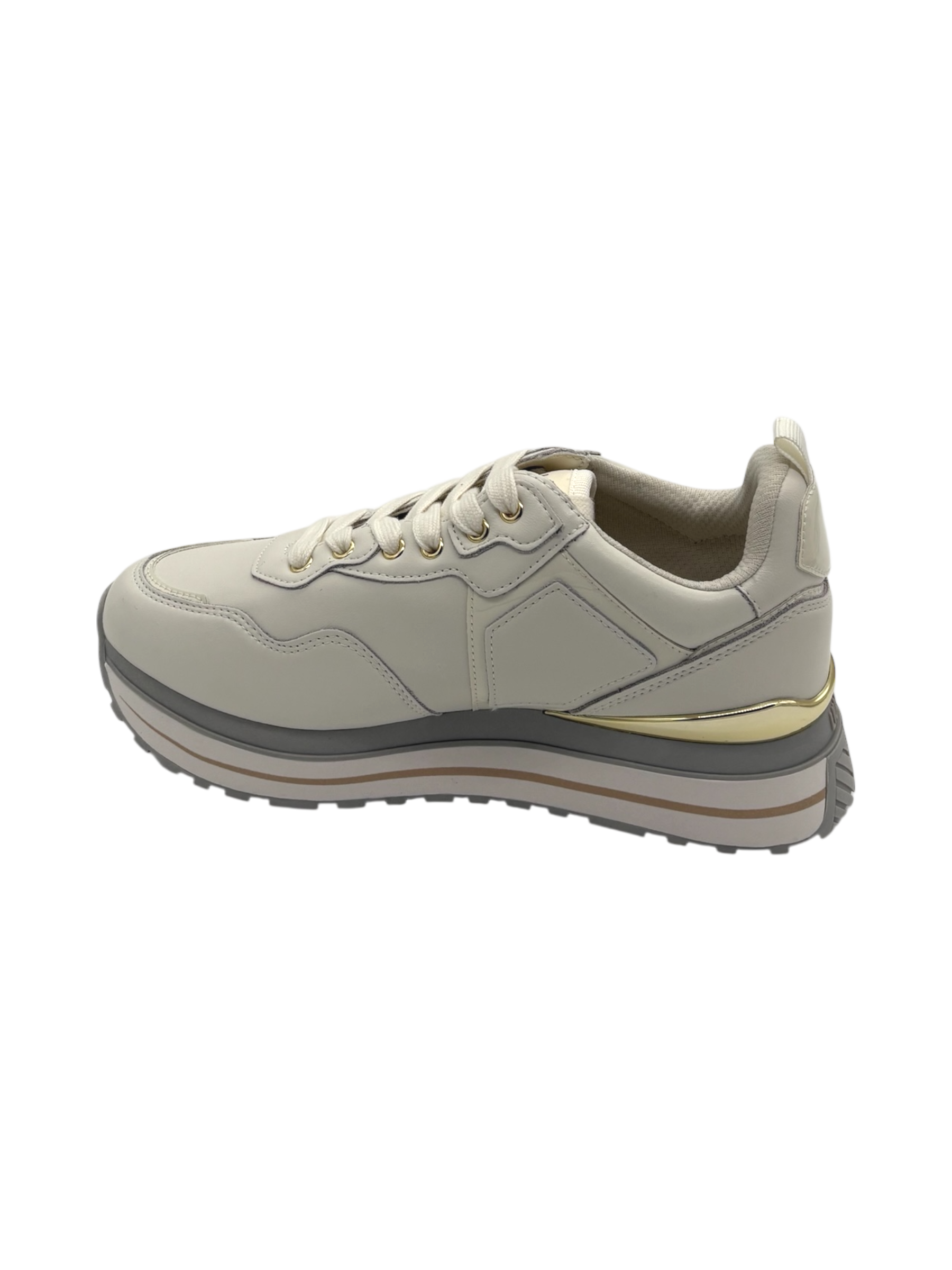 Sneakers pelle LIUJO Milk - Maxi Wonder 01 -