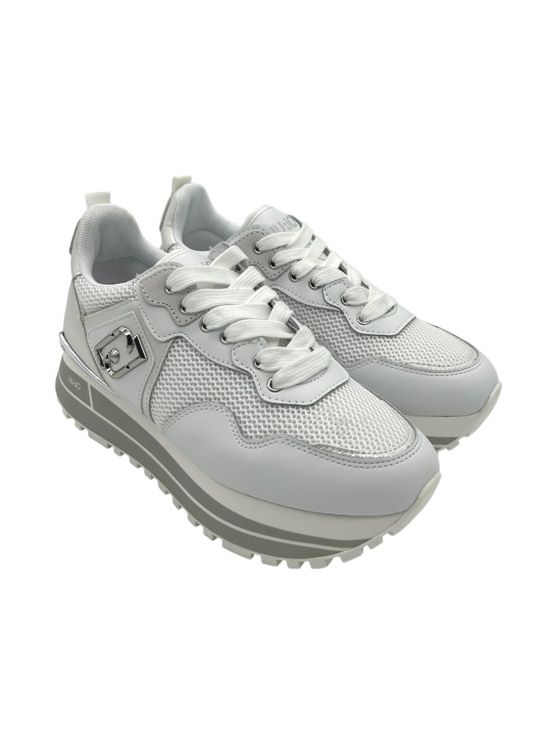 Sneakers pelle LIUJO White - Maxi Wonder 01 -