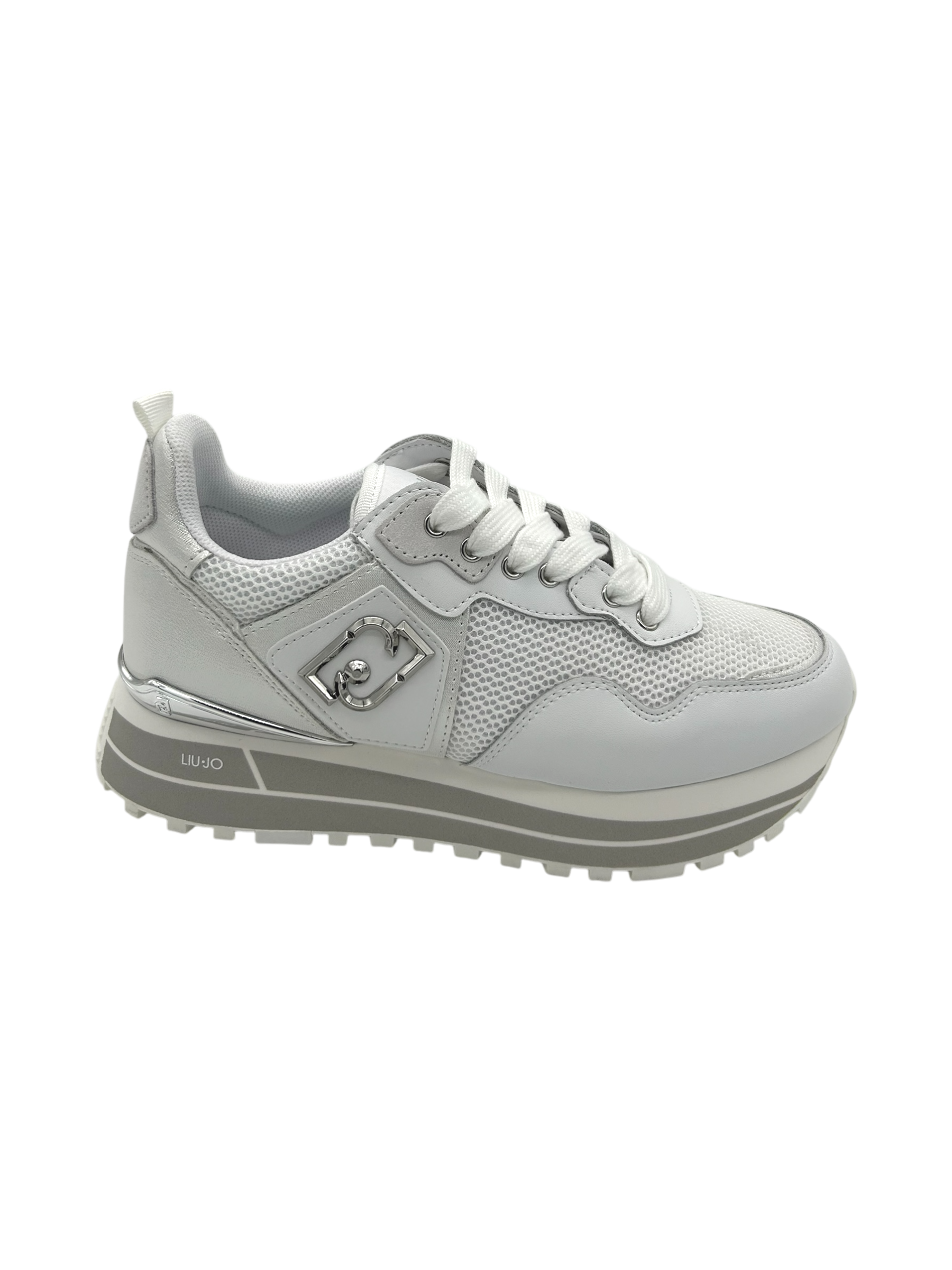 Sneakers pelle LIUJO White - Maxi Wonder 01 -