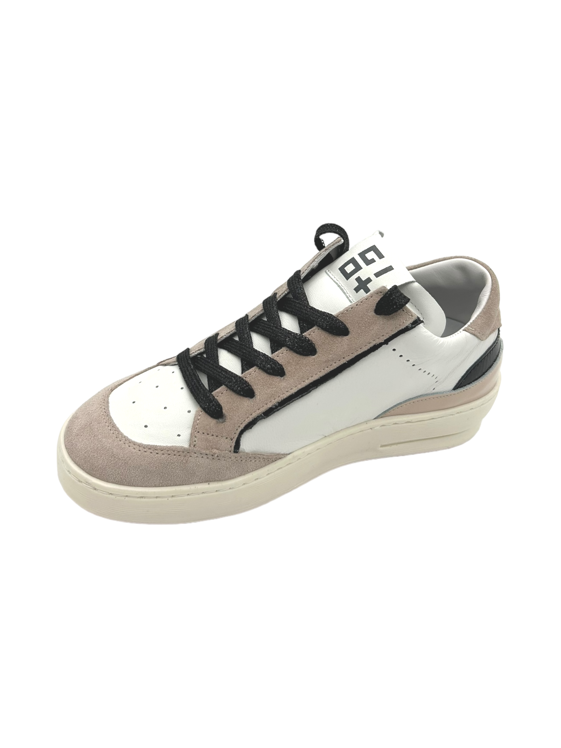Sneakers pelle donna GIO+ Combi Black Latte Sahara - VITTO 30 -