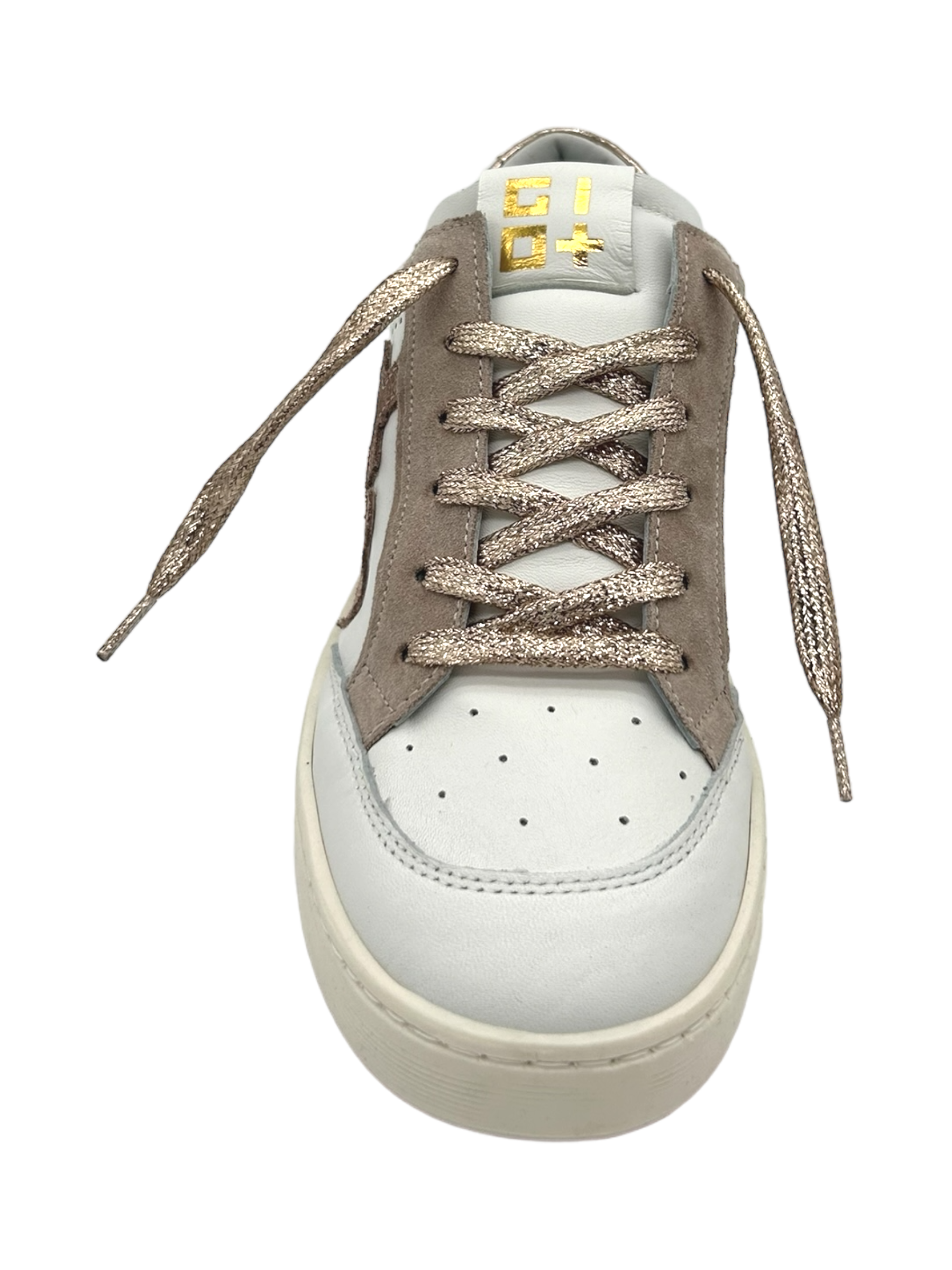 Sneakers pelle donna GIO+ Combi White Rose - VITTO 28 -