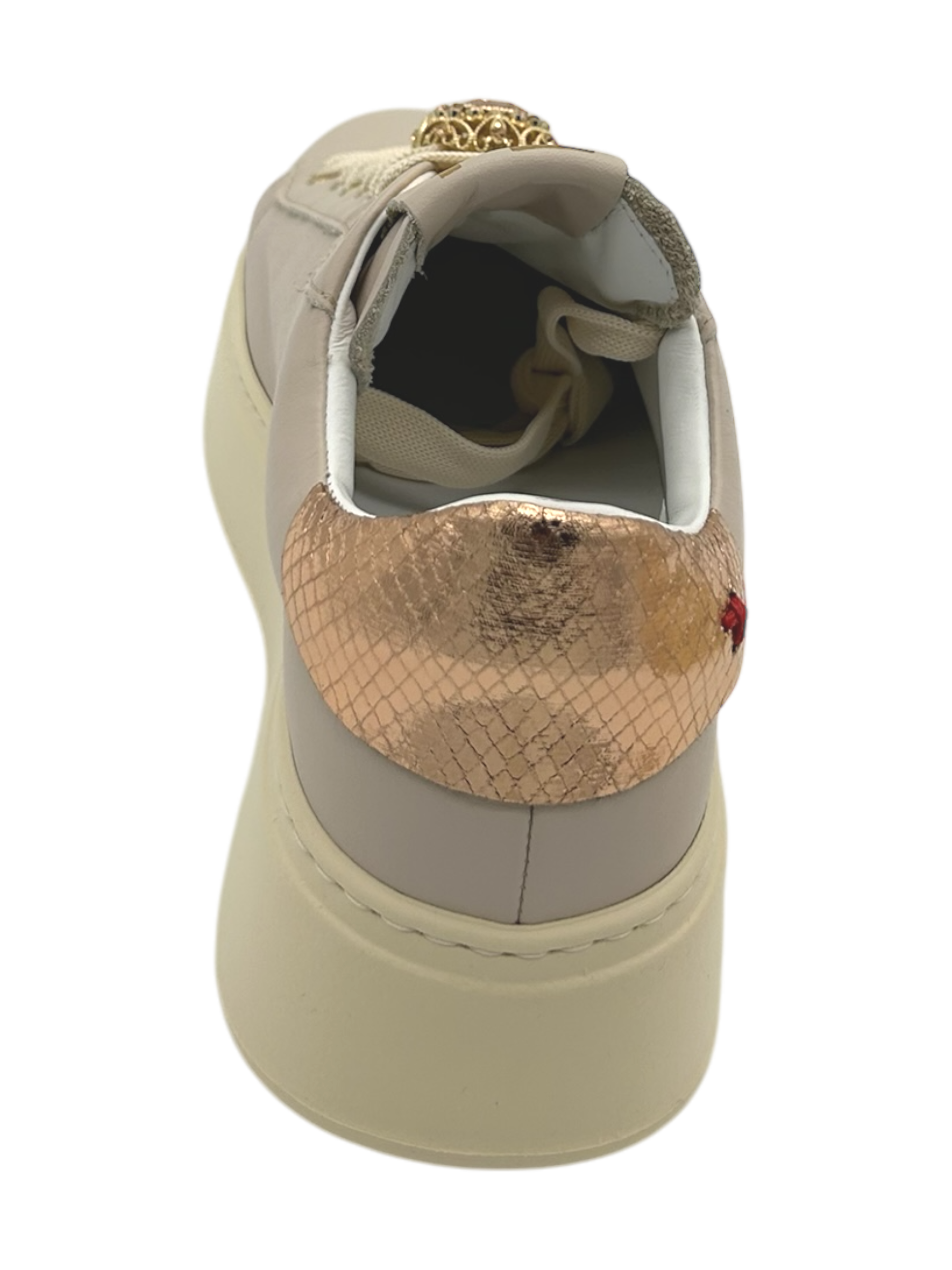 Sneakers pelle donna GIO+ Combi Corda Bottoni - PIA344 A -