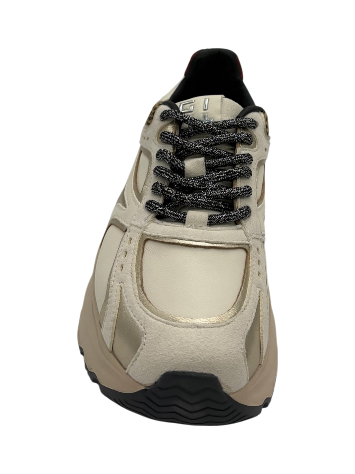 Sneakers donna GIO+ Combi Gold Dalia 36 in pelle