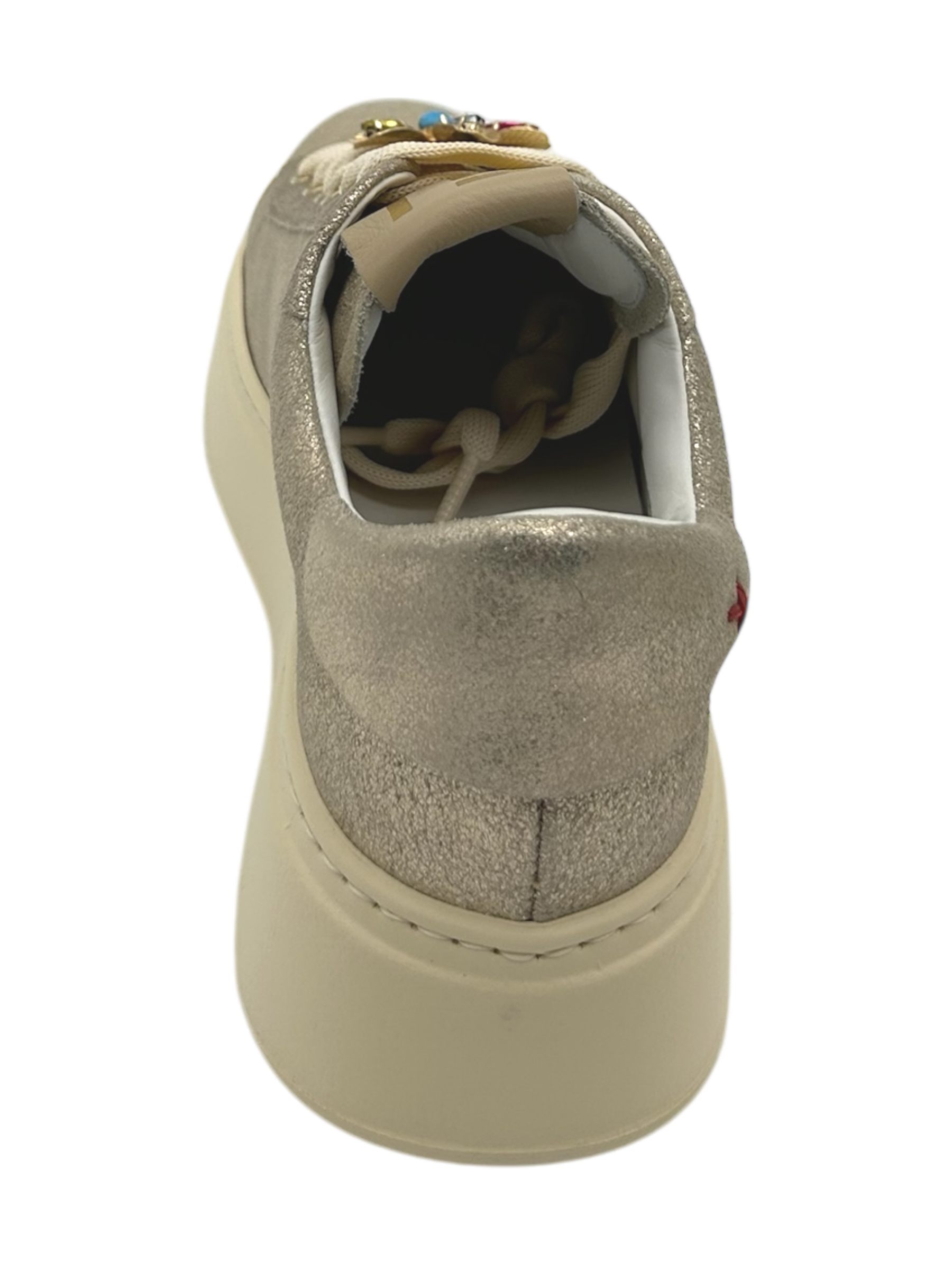 Sneakers pelle donna GIO+ Combi Polvere Gold - PIA315 B -