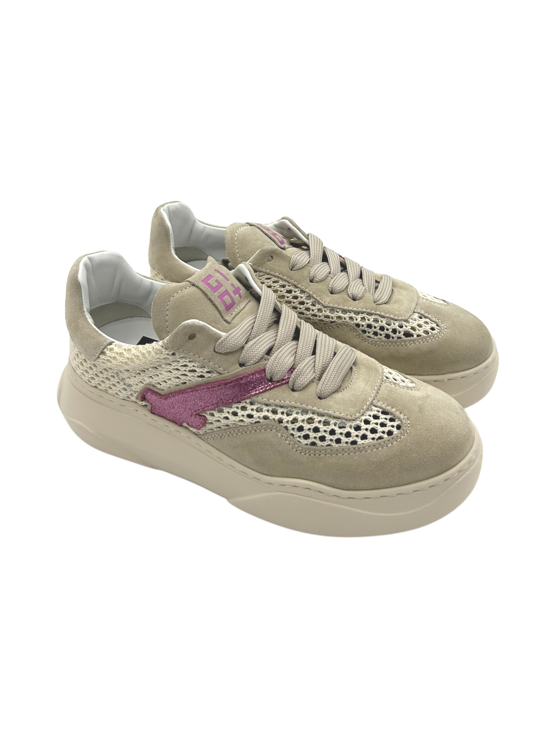 Sneakers pelle donna GIO+ Combi Rete - Giada 217 -