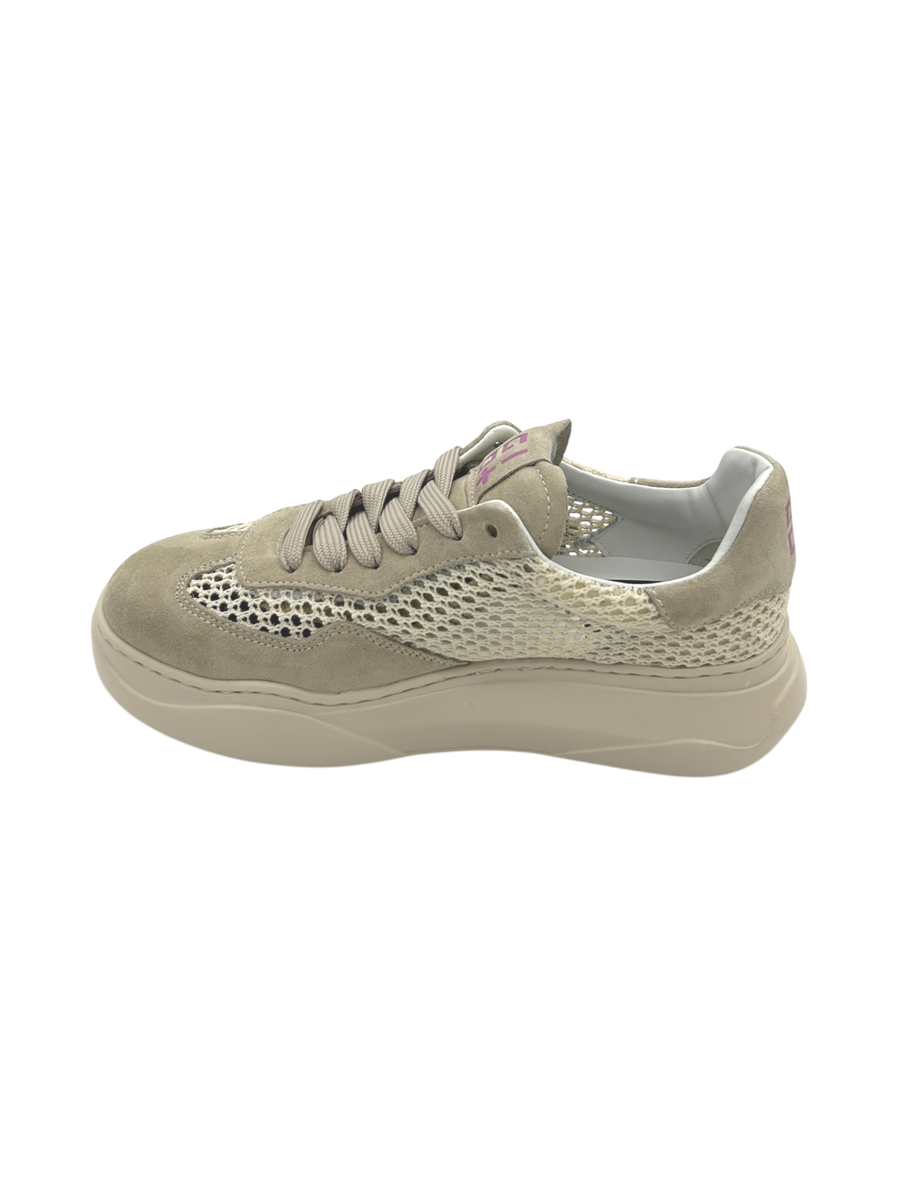 Sneakers pelle donna GIO+ Combi Rete - Giada 217 -