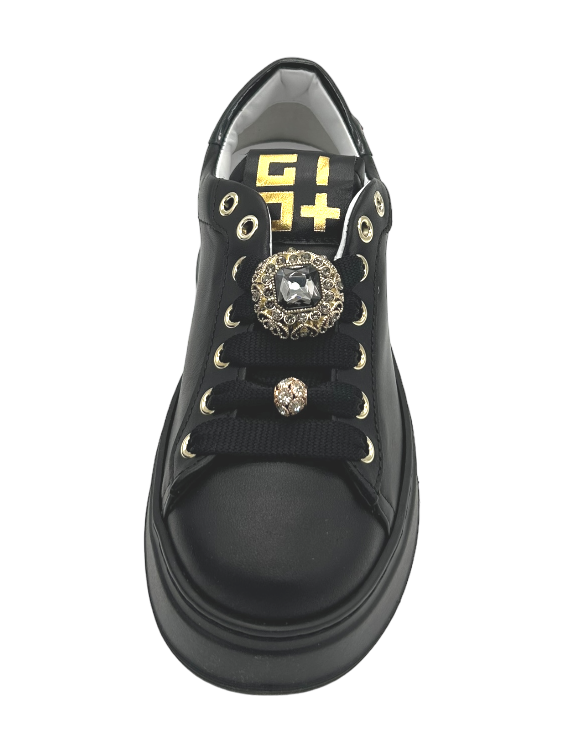 Sneakers pelle donna GIO+ Combi Black - PIA 258A -