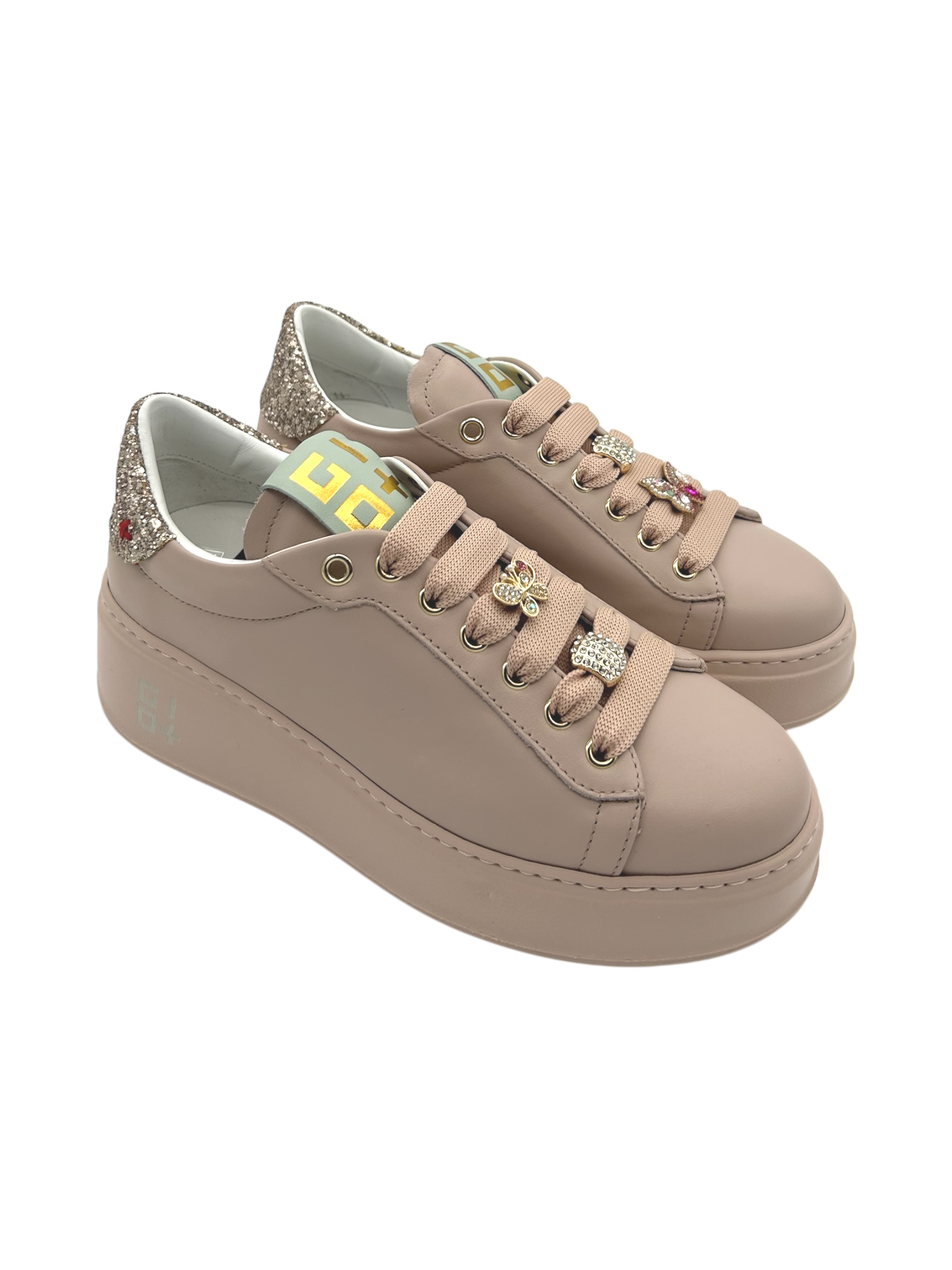 Sneakers pelle donna GIO+ Combi White Farfa - PIA326 A -