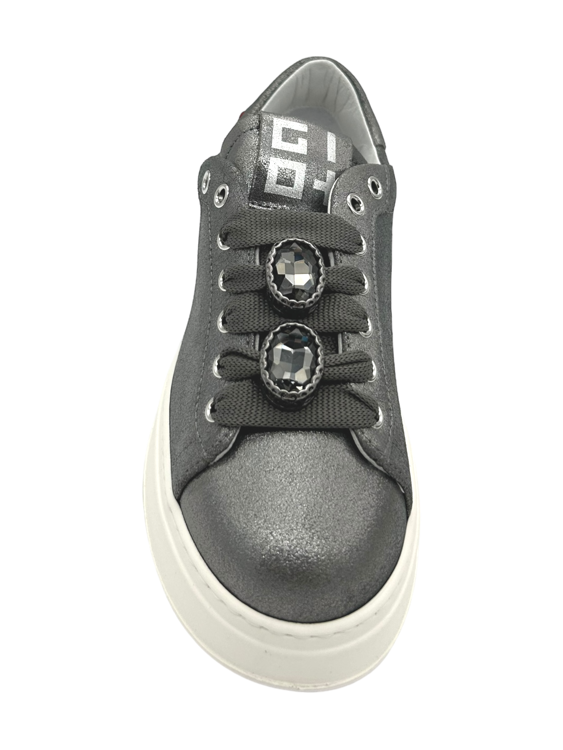 Sneakers pelle donna GIO+ Combi pelle Argento - PIA 238A -