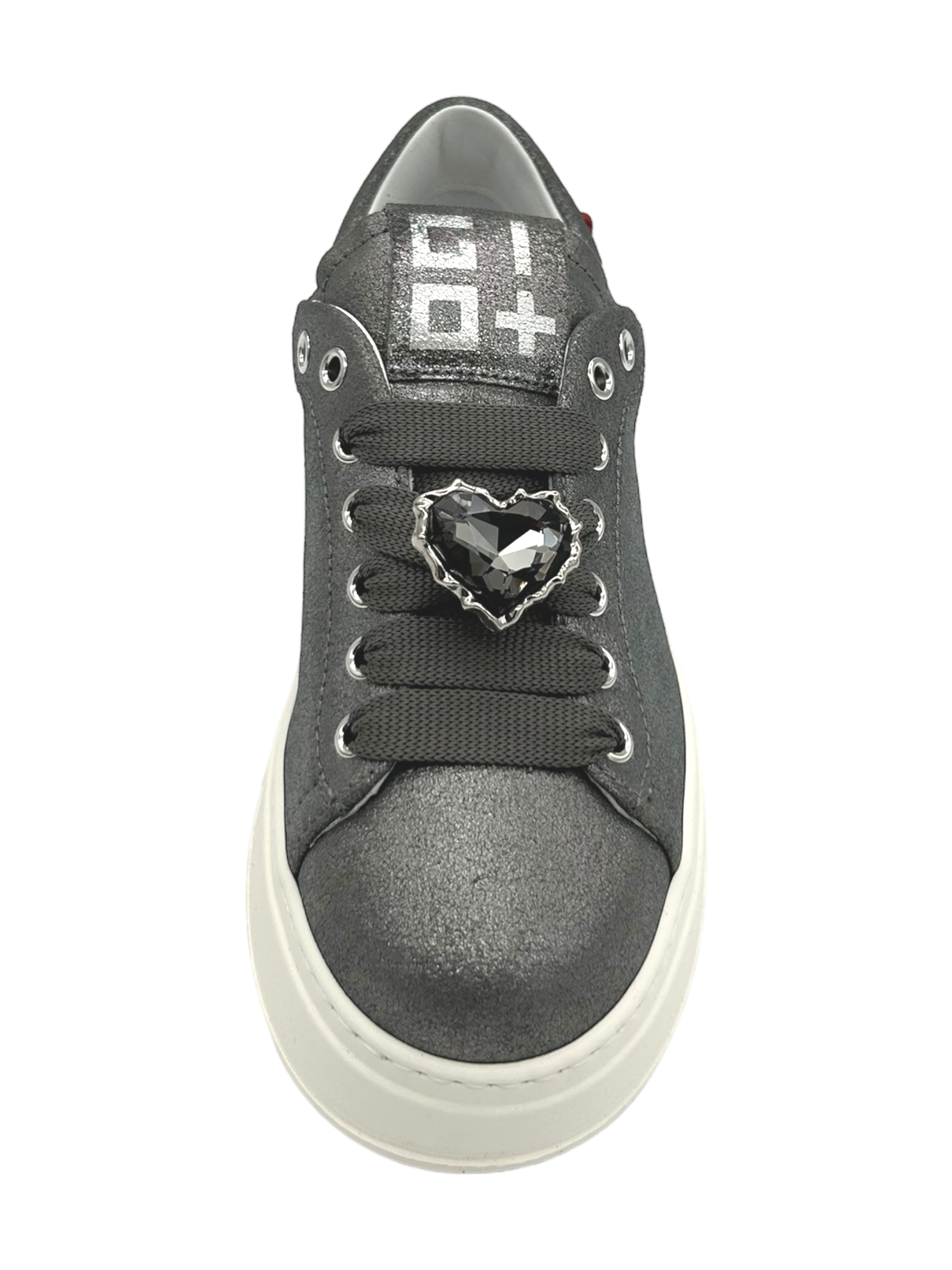 Sneakers pelle donna GIO+ Combi pelle Argento - PIA 238A -