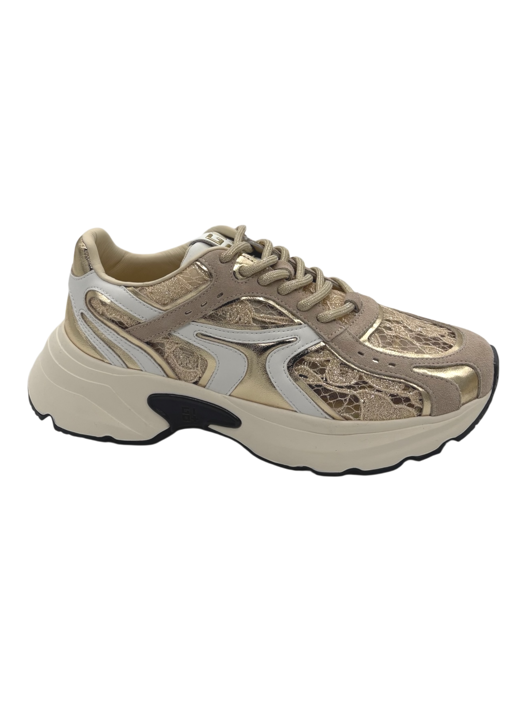 Sneakers pelle donna GIO+ combi Pizzo -Dalia 14 -