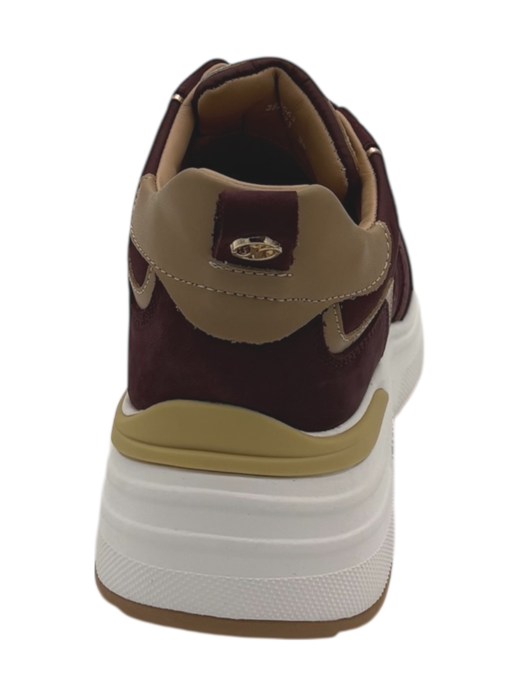 Sneakers pelle donna Janet & Janet Bordeaux -J382-