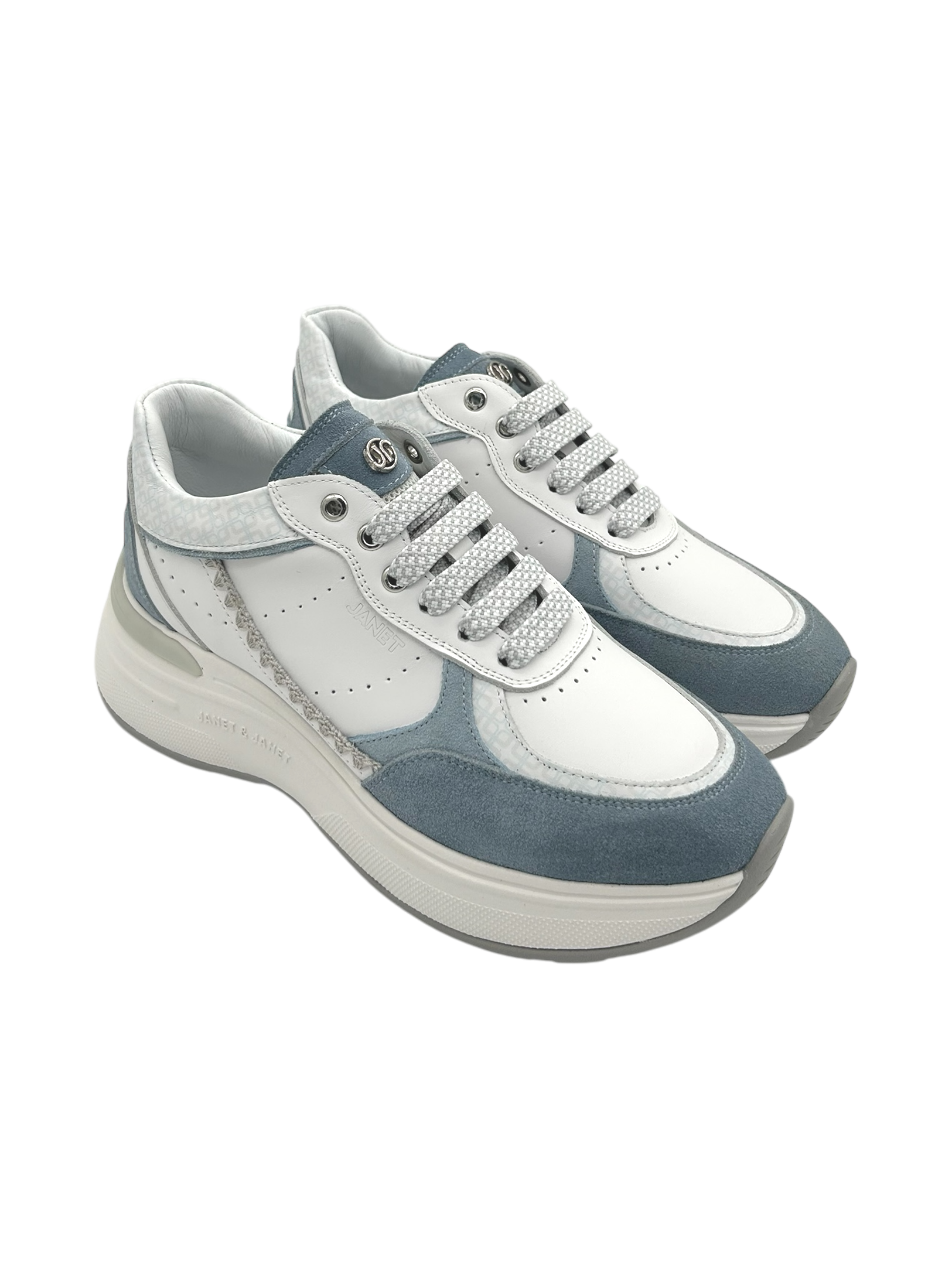Sneakers pelle donna Janet & Janet Celeste-White - Firenze 060 -