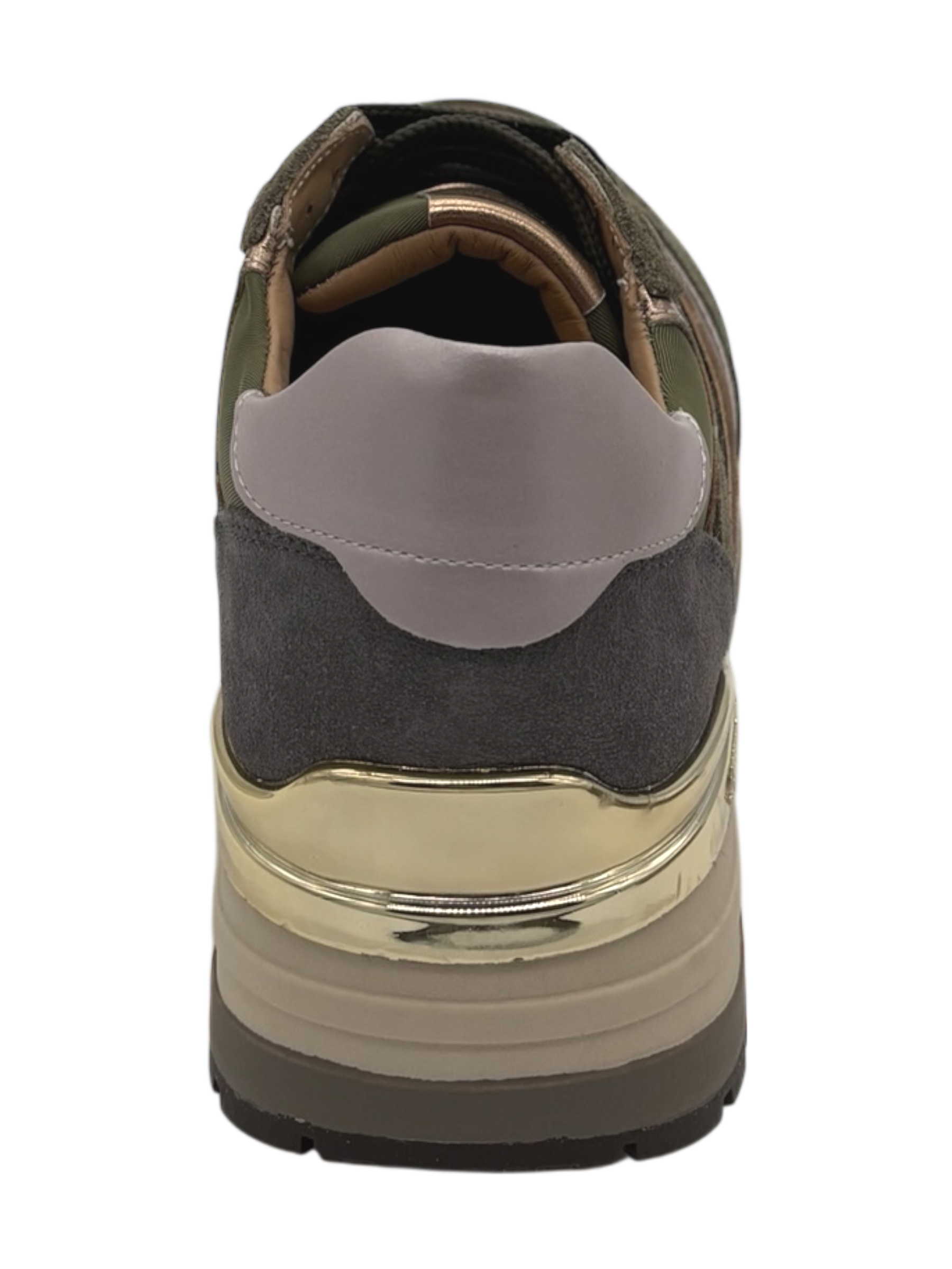 Sneakers pelle donna Janet & Janet Verde -J410-