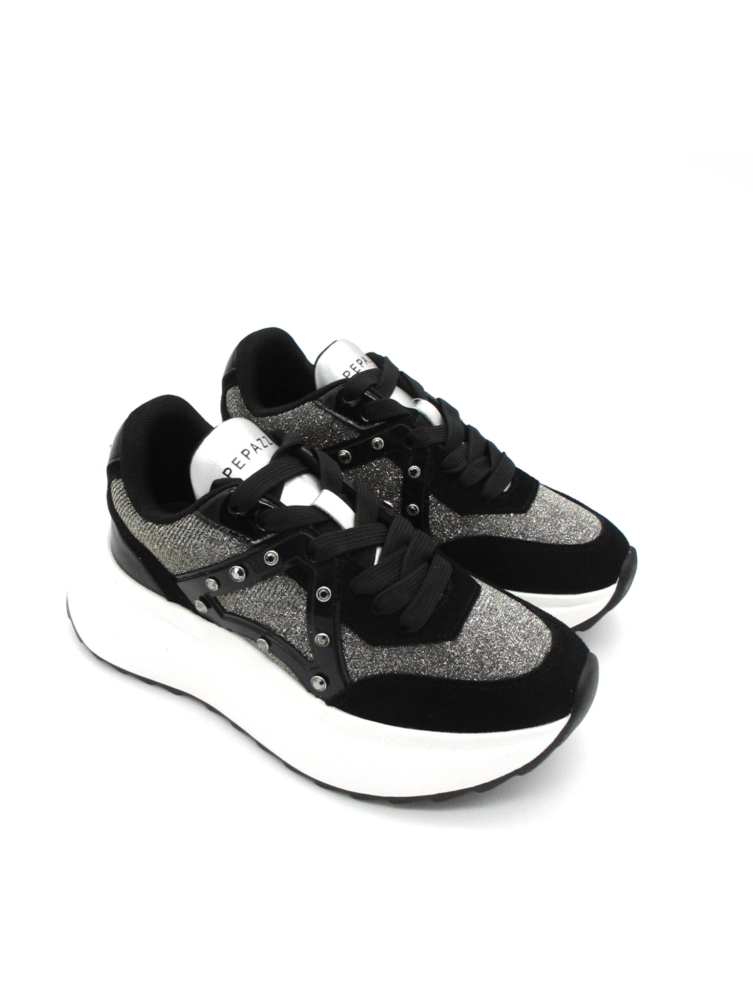 Sneakers donna Apepazza Gun Metal - Clotilde -