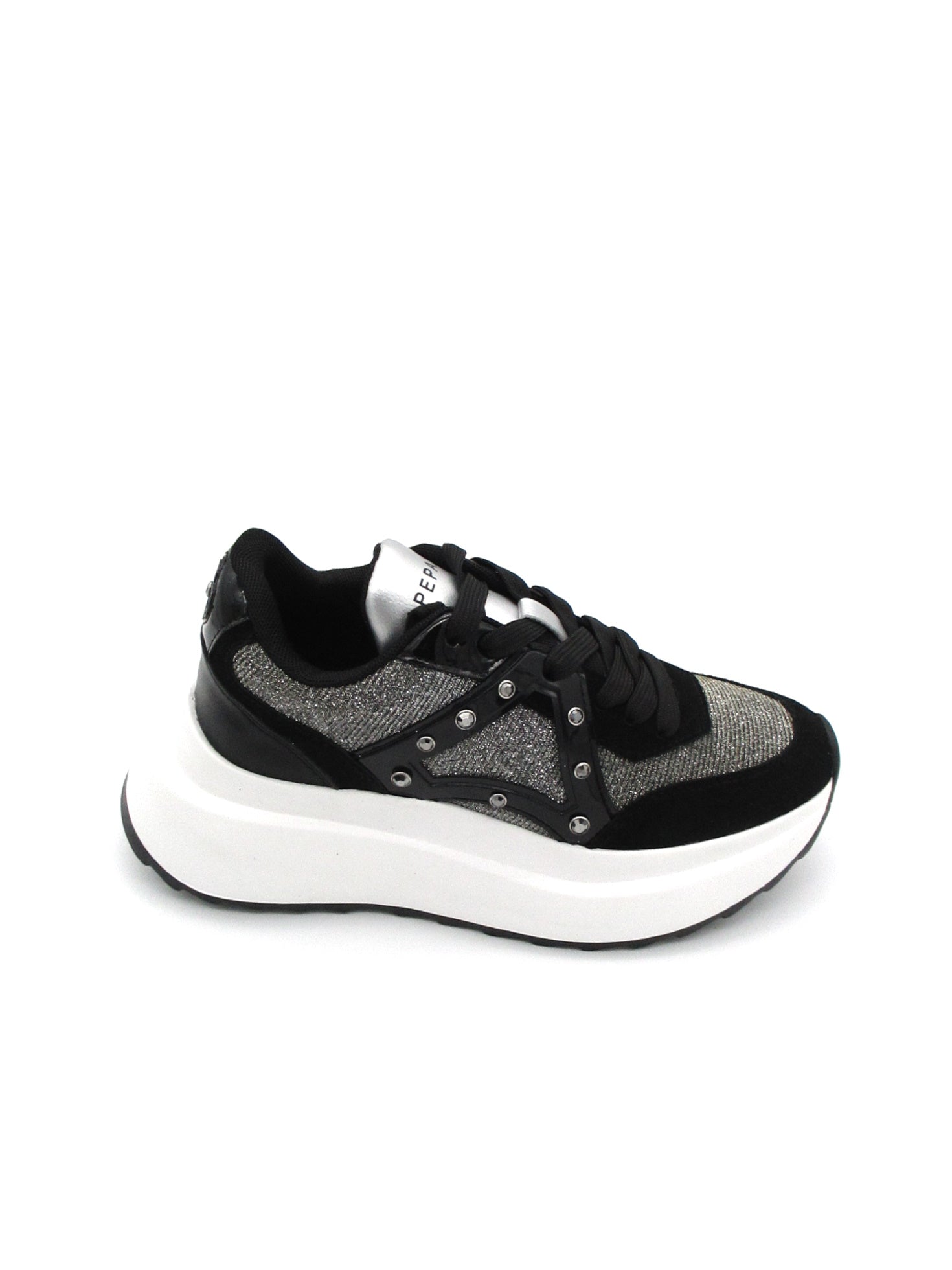 Sneakers donna Apepazza Gun Metal - Clotilde -