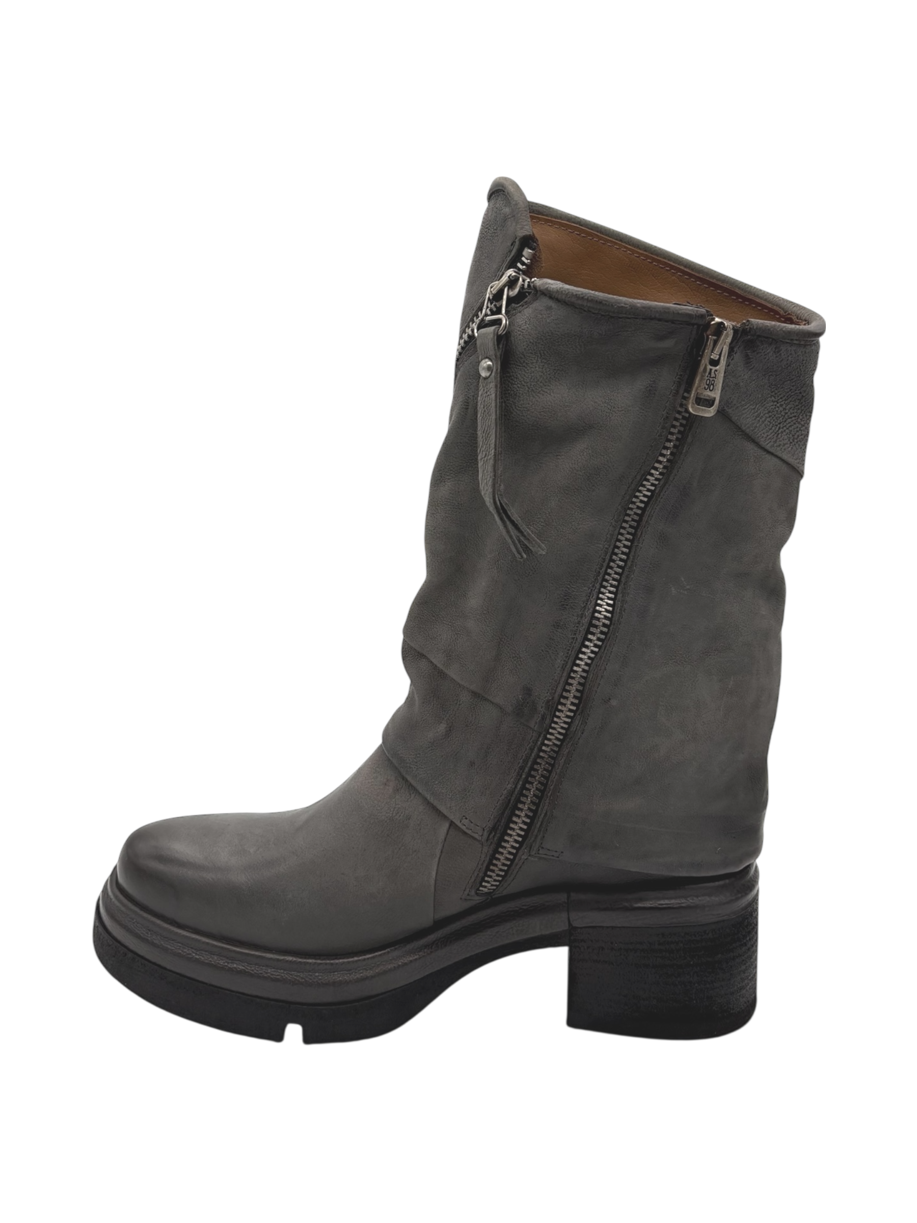 Stivale pelle donna AS98 Smoke - A89228-