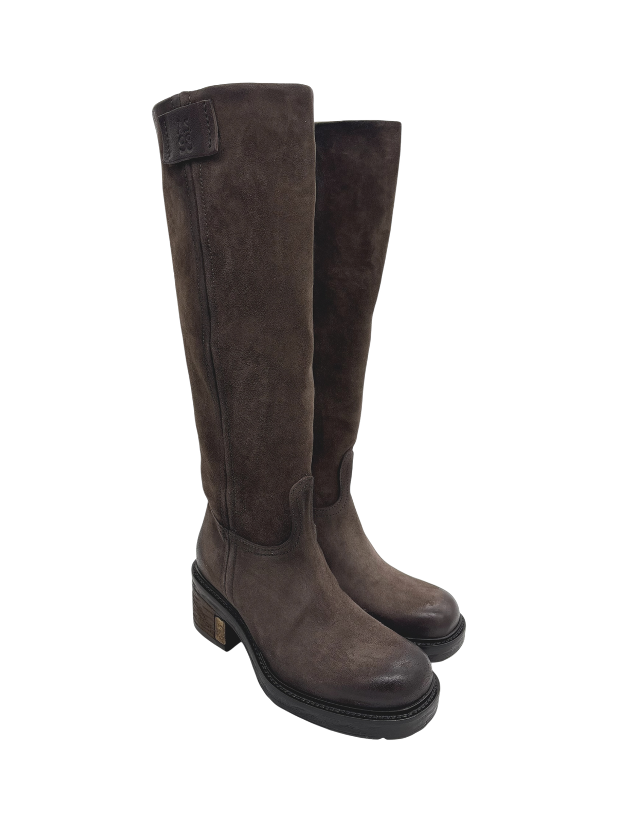 Stivale Donna AS98 C50301 in Pelle Ebano | Made in Italy
