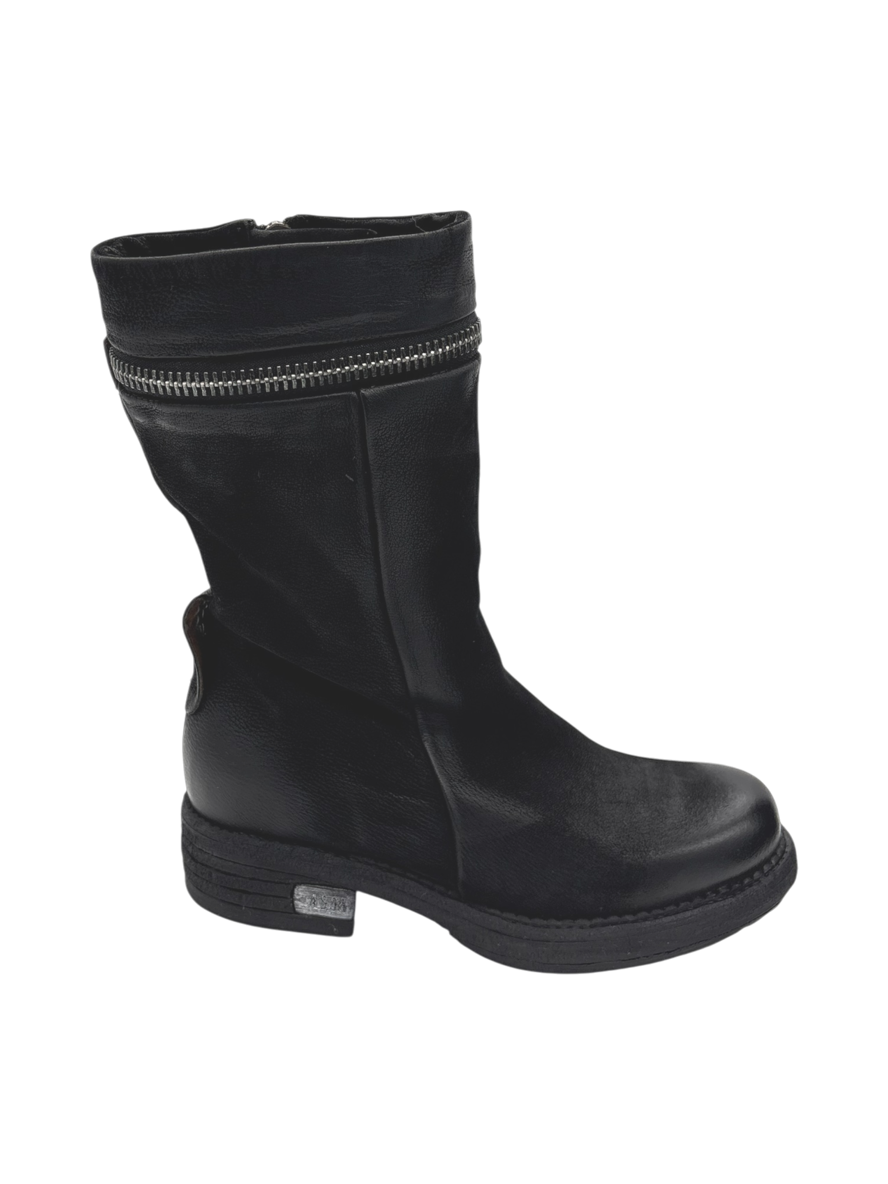 Stivale Pelle Donna AS98 Nero C41207