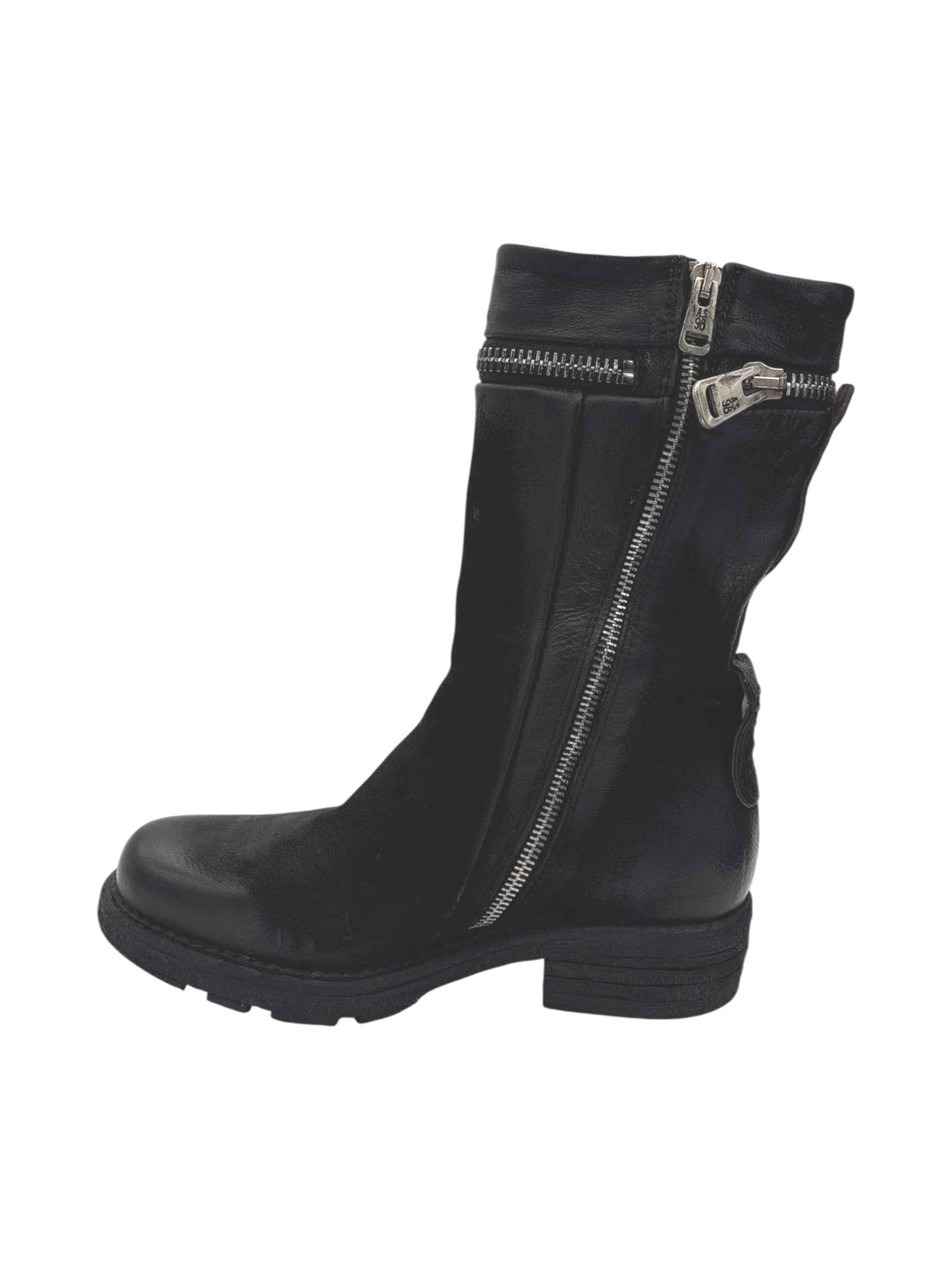 Stivale Pelle Donna AS98 Nero C41207