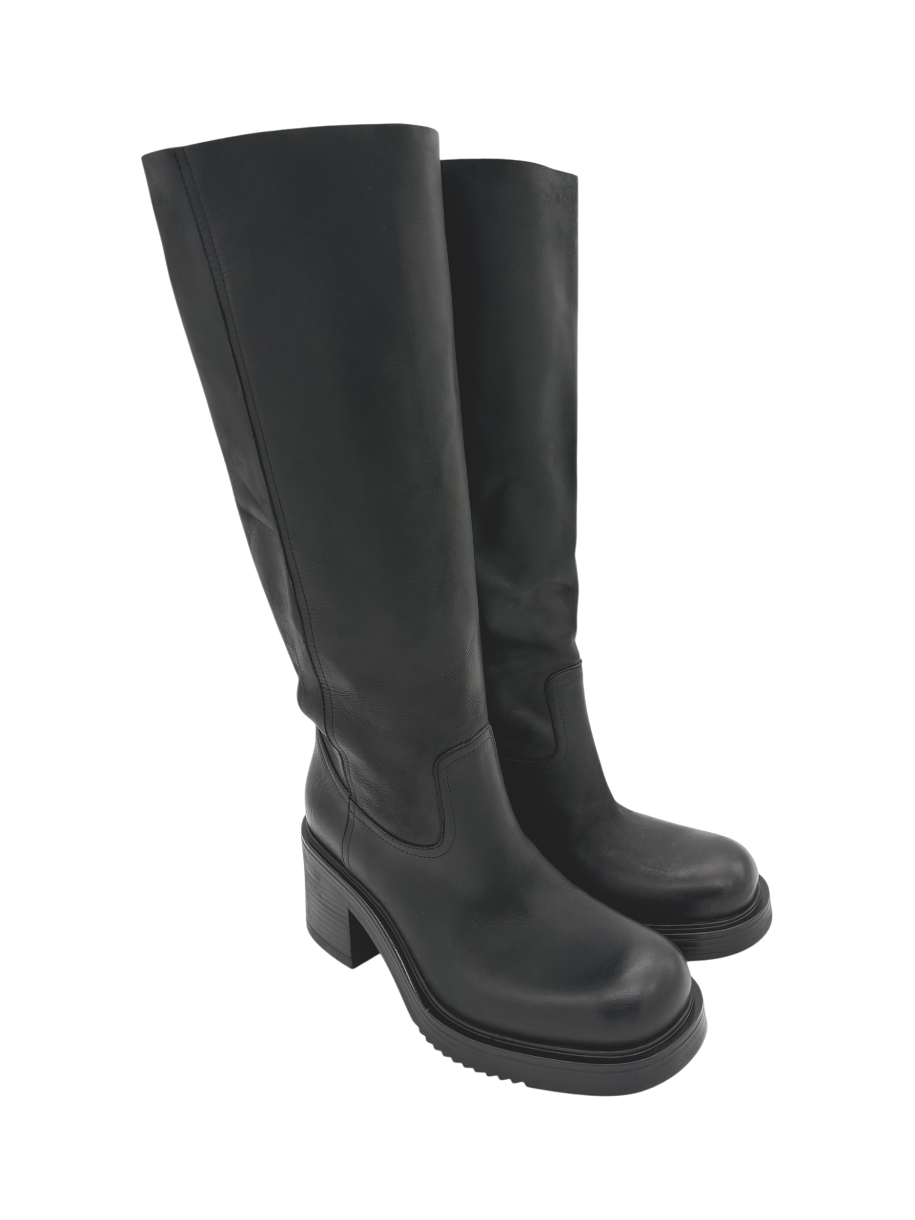 Stivale pelle donna ELENA IACHI Boston Nero - E4785