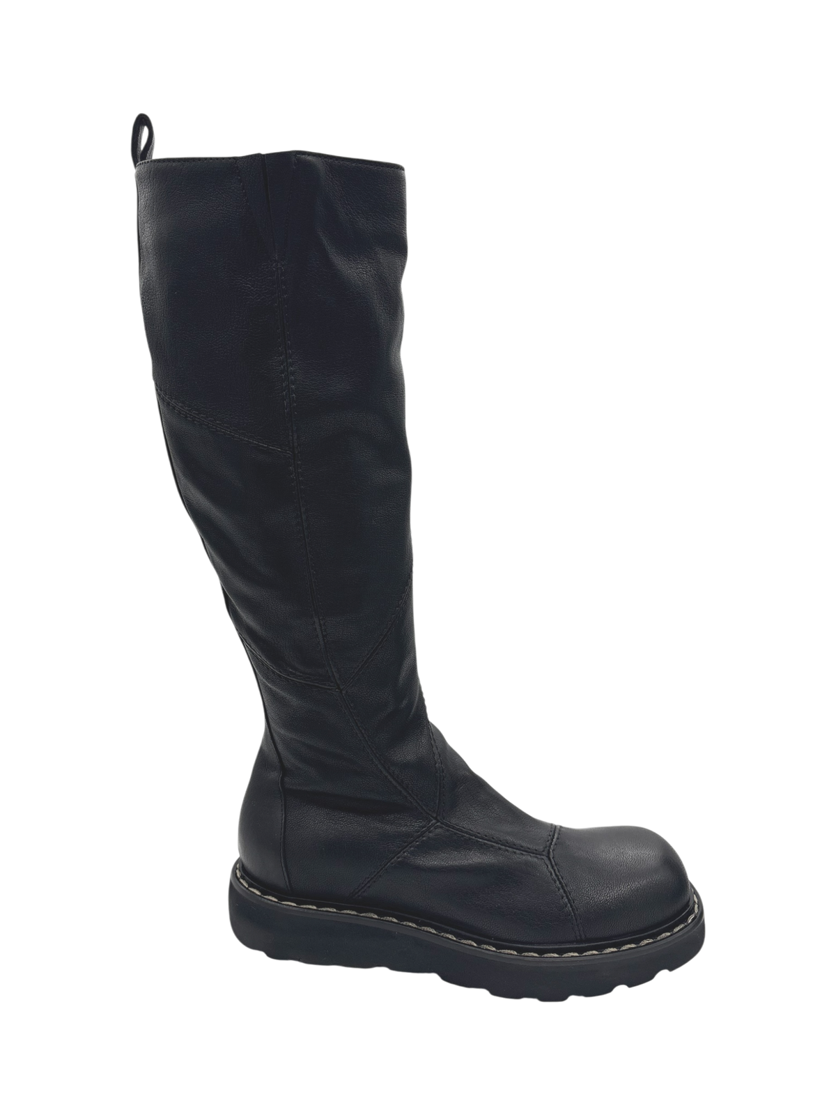 Stivale donna Malloni 00910 in pelle nera