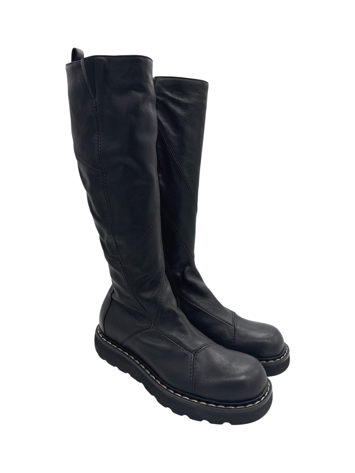 Stivale donna Malloni 00910 in pelle nera