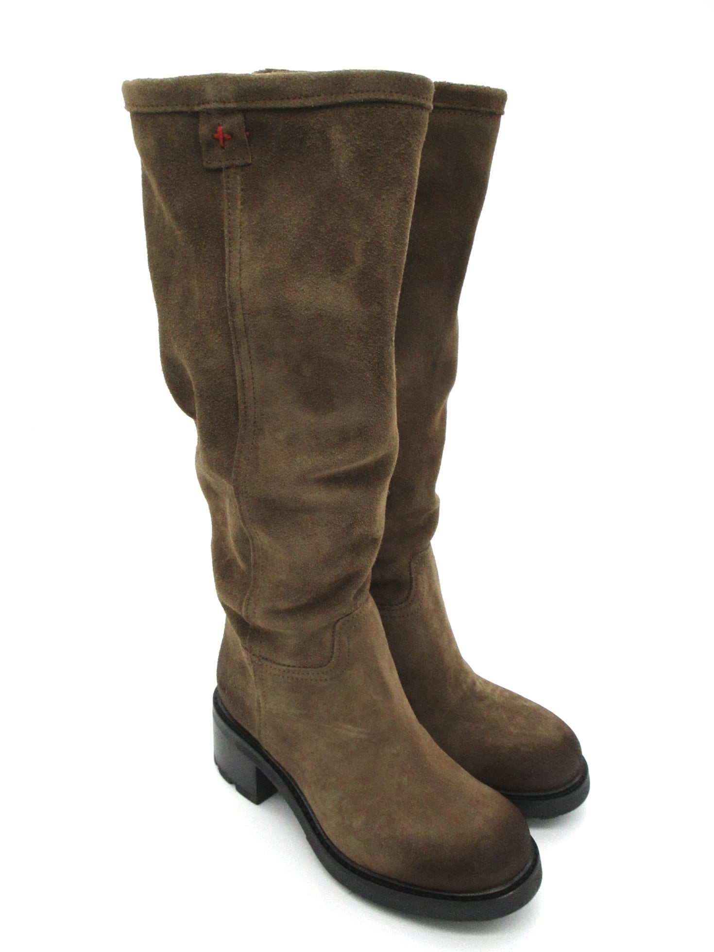 Stivale camoscio donna GIO+ Combi Velour T. Moro - AFRA 04A -