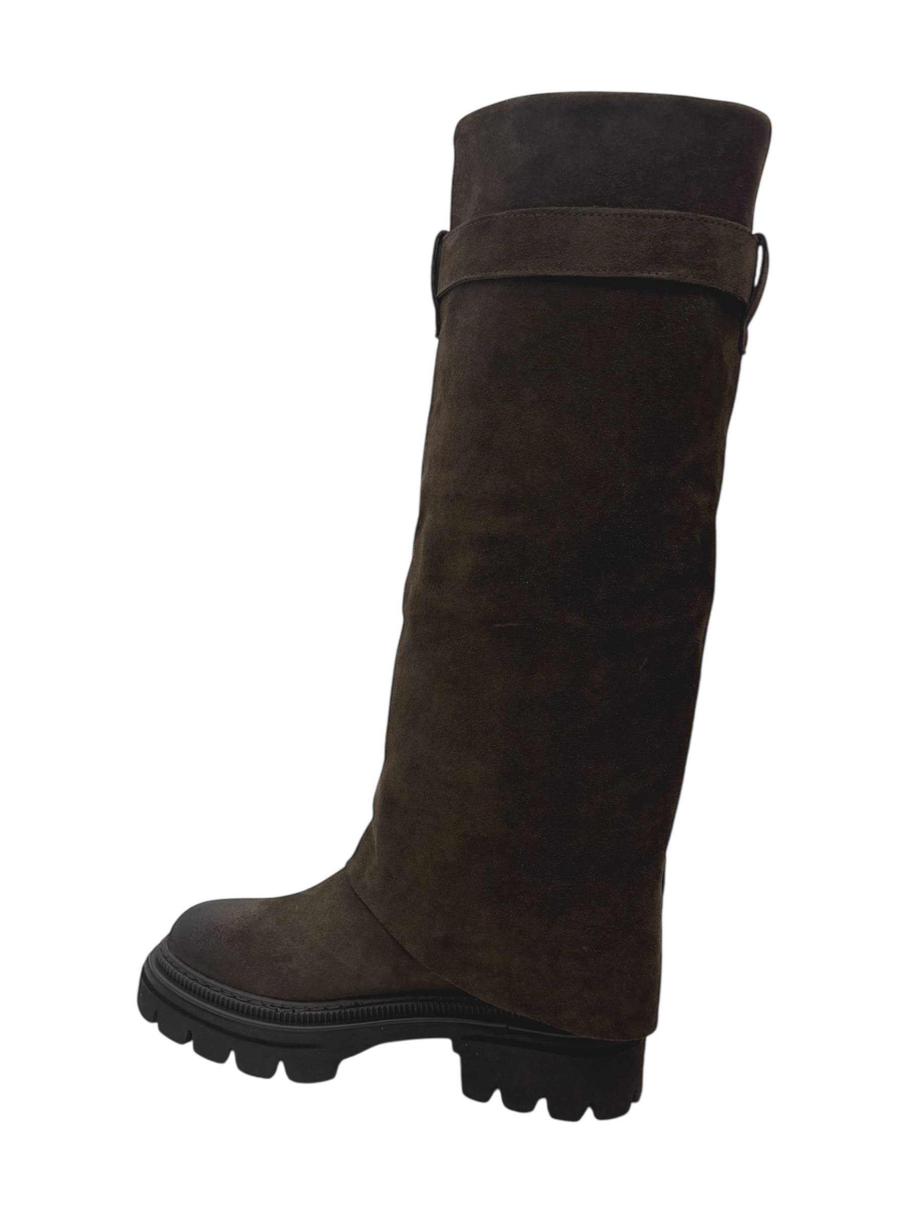 Stivale camoscio donna Mimmù Castagna -M482M5-