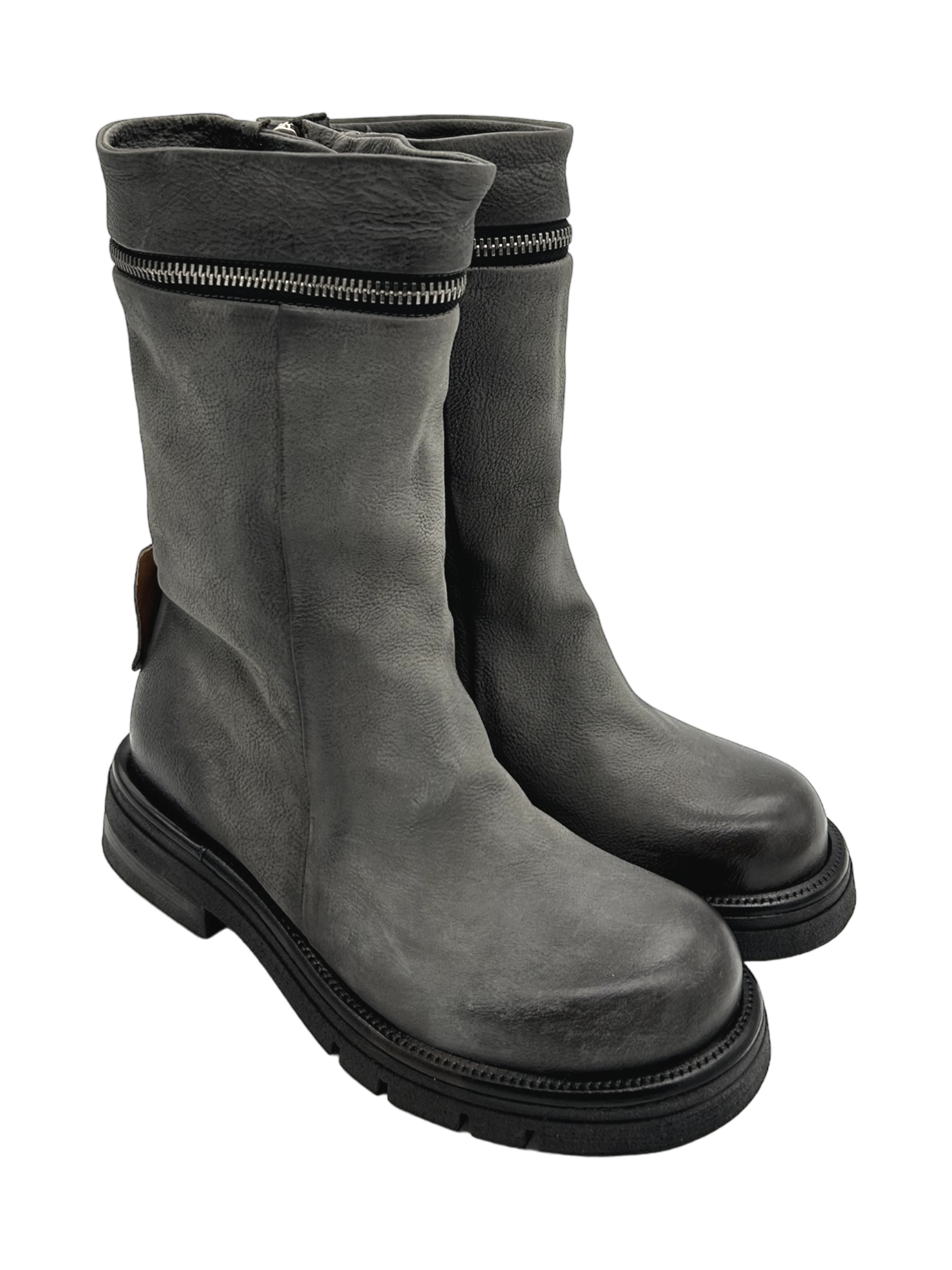 Stivale pelle donna AS98 Smoke - B81203 -