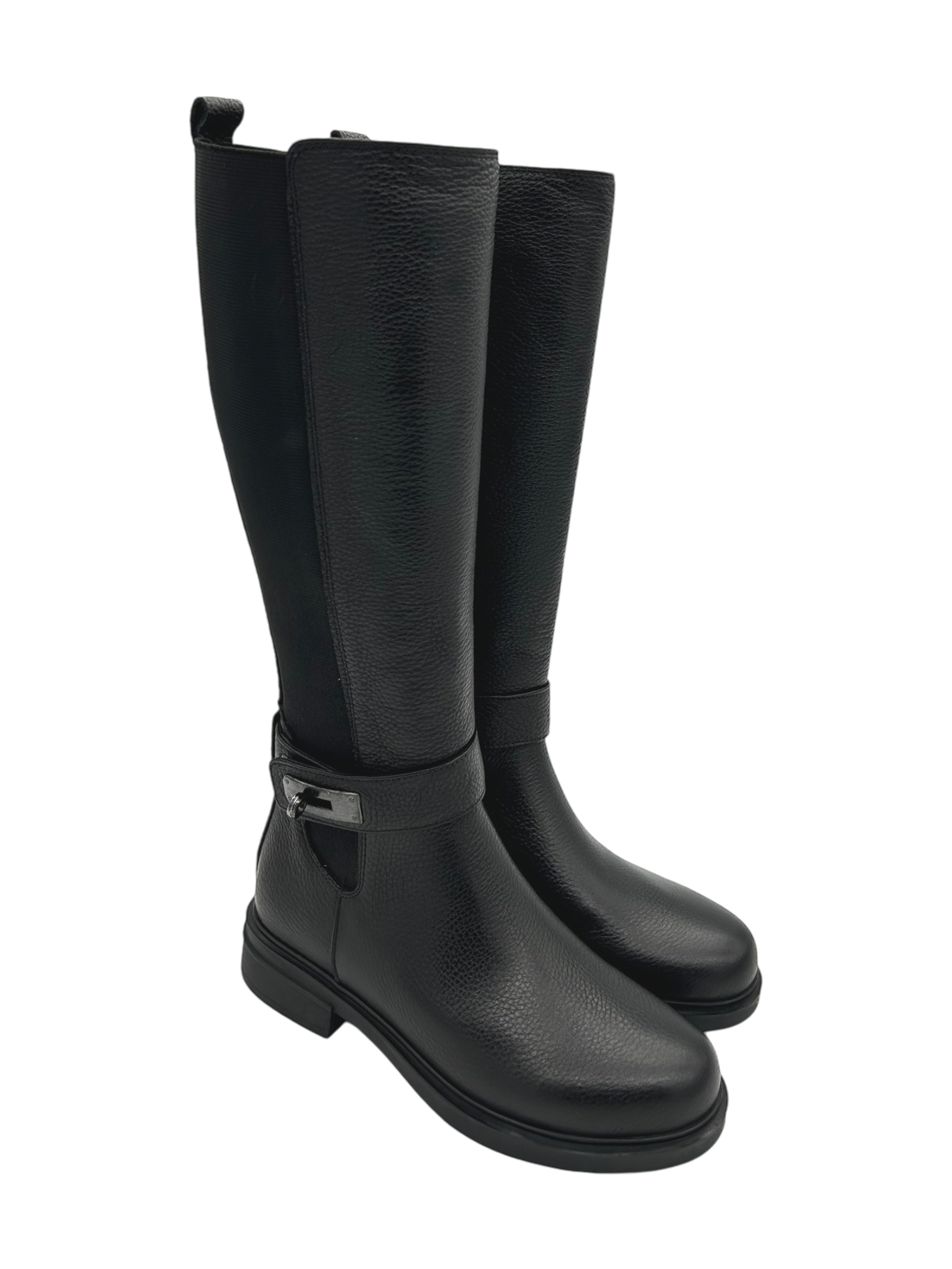 Stivale pelle donna Albano Bottalato Nero - 2716 -