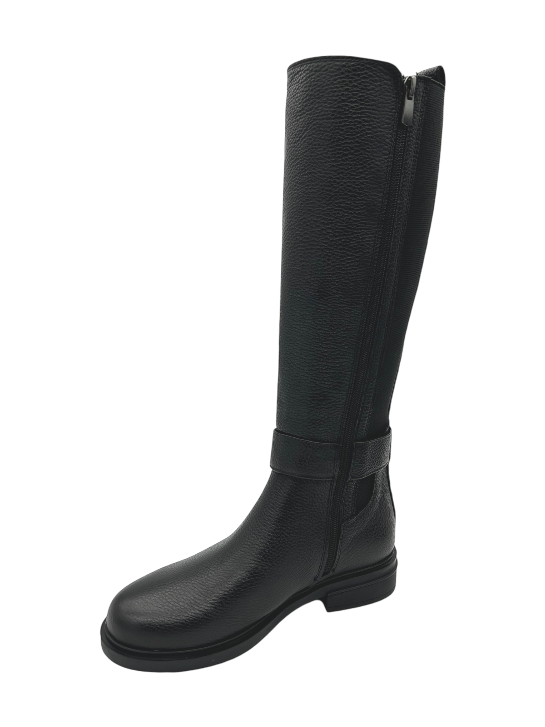 Stivale pelle donna Albano Bottalato Nero - 2716 -
