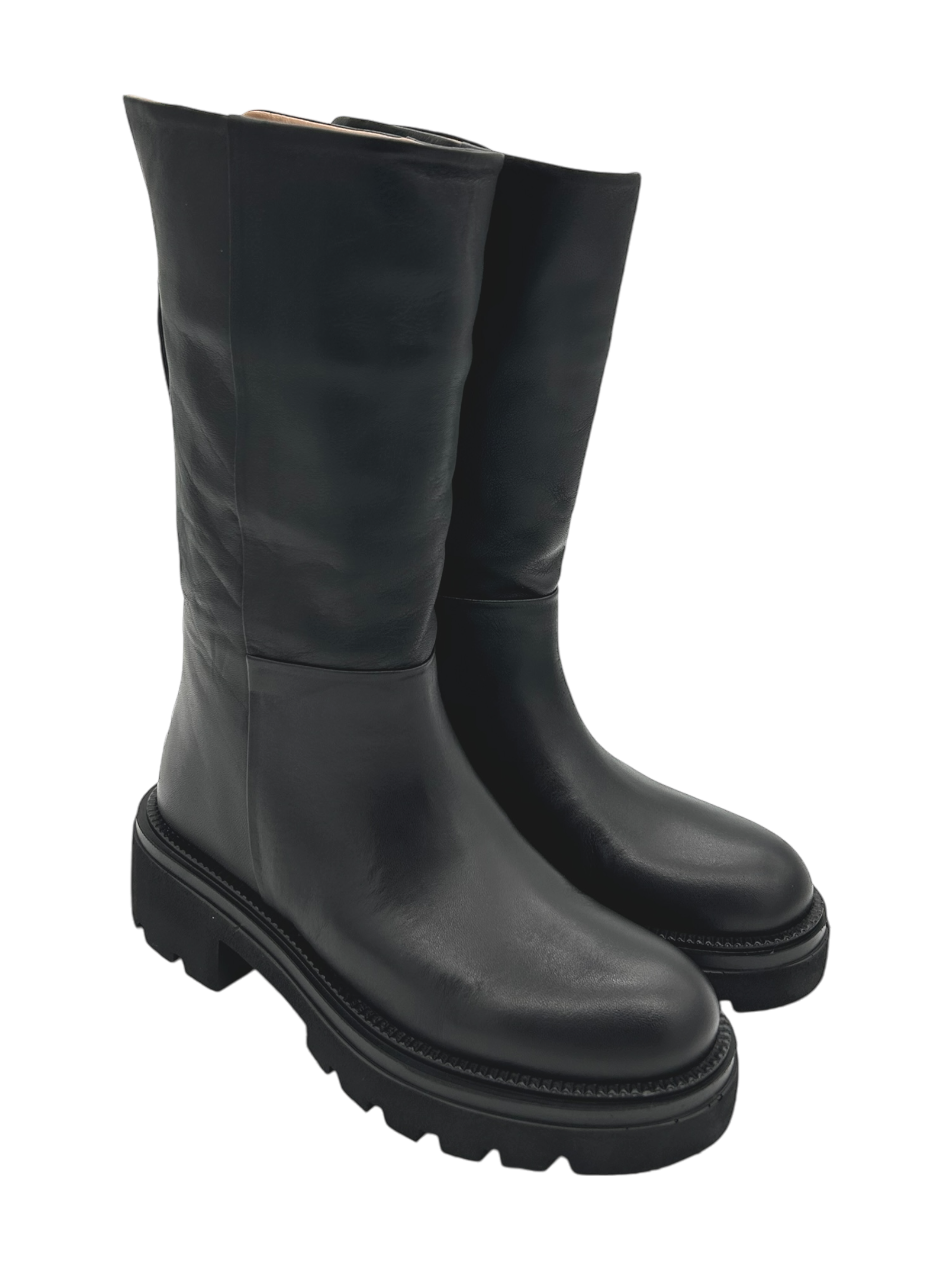 Stivale pelle donna Albano Nero - 2704 -
