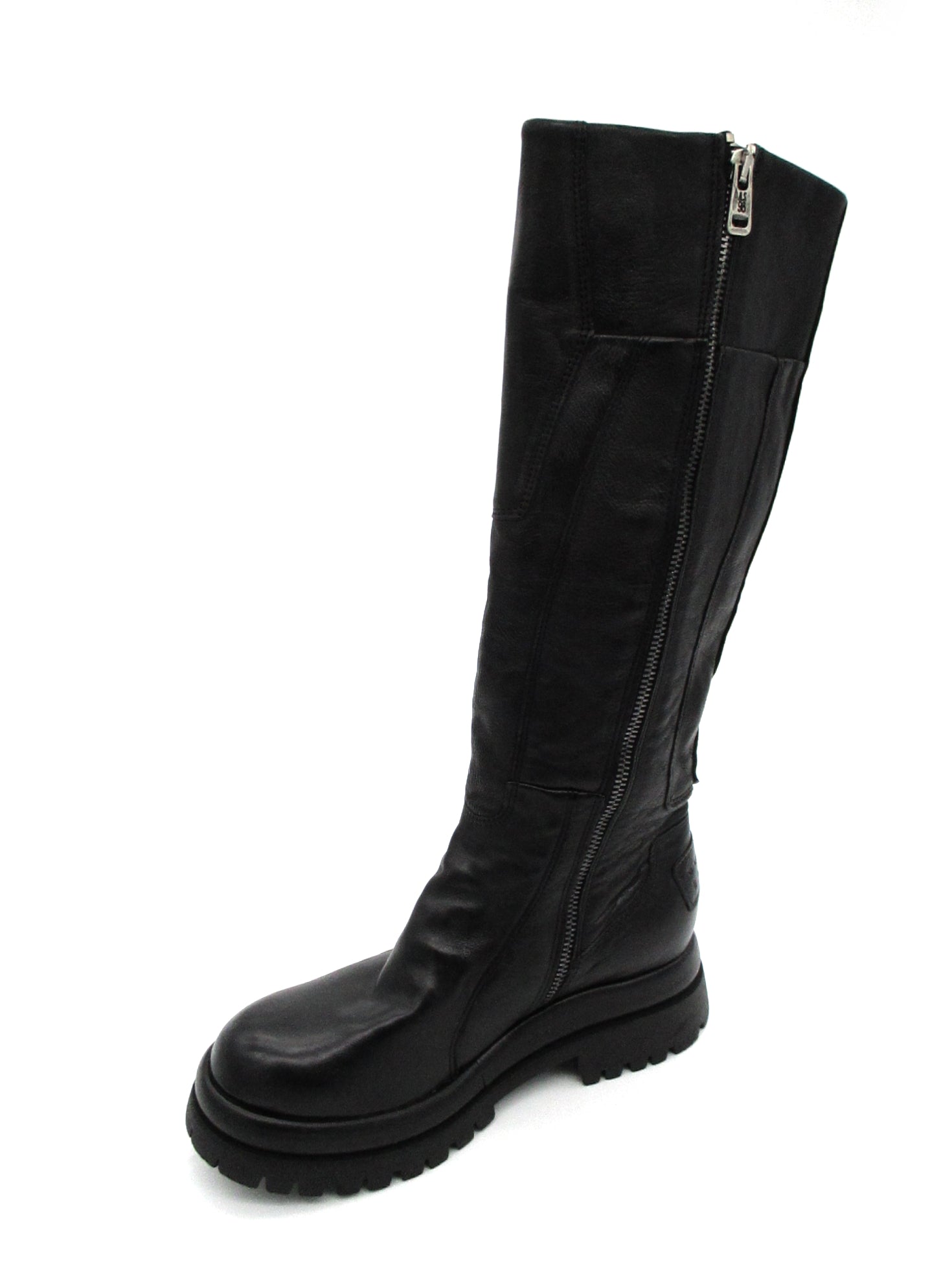 Stivale pelle donna Black AS98 - B51303 -