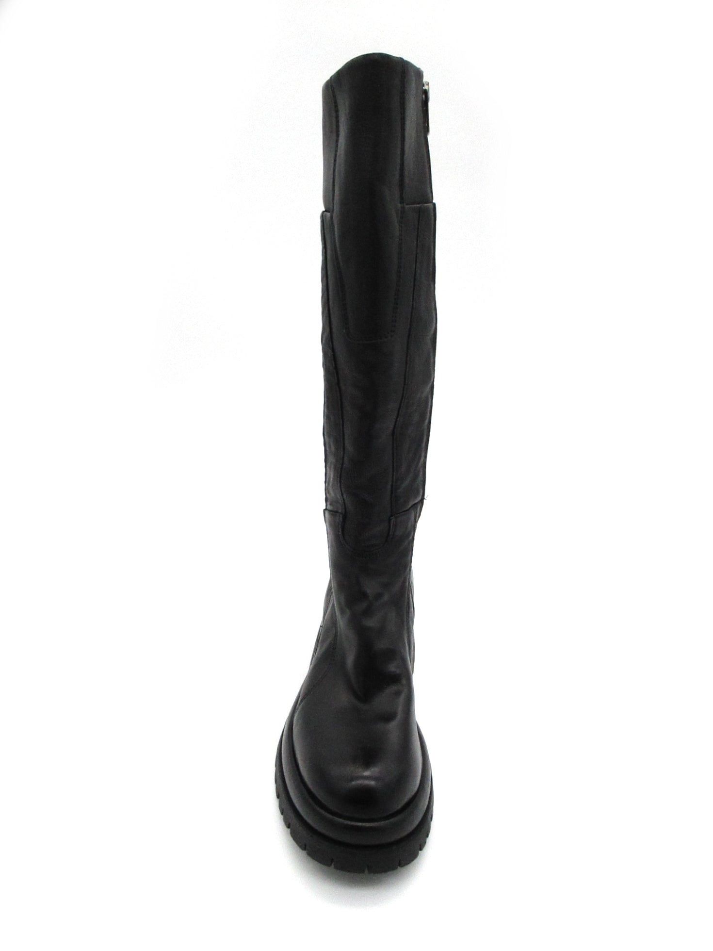 Stivale pelle donna Black AS98 - B51303 -