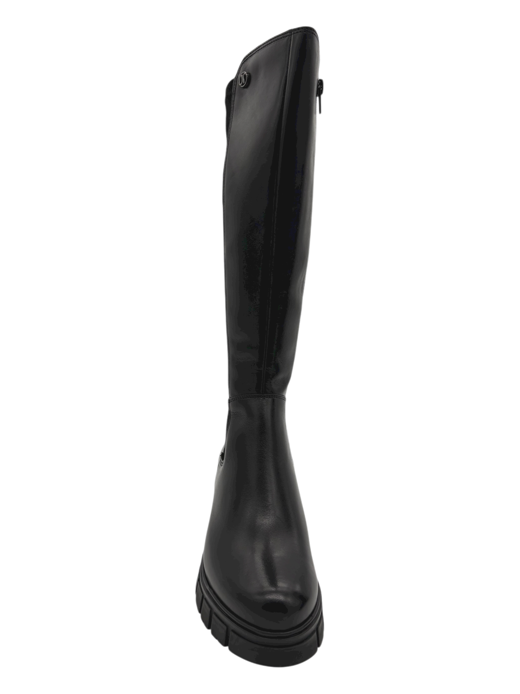 Stivale pelle donna Janet & Janet Black -J533-